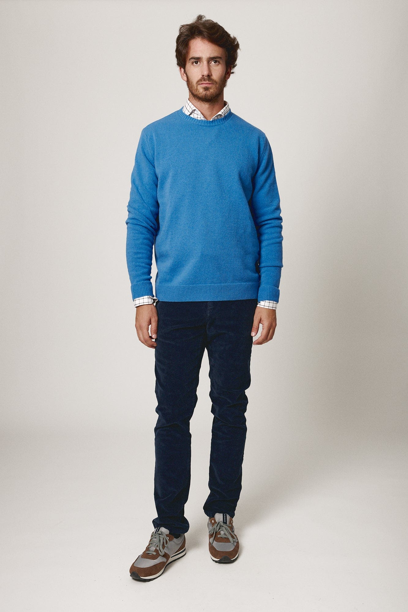 The Lambswool Scoop Azul Juzcar