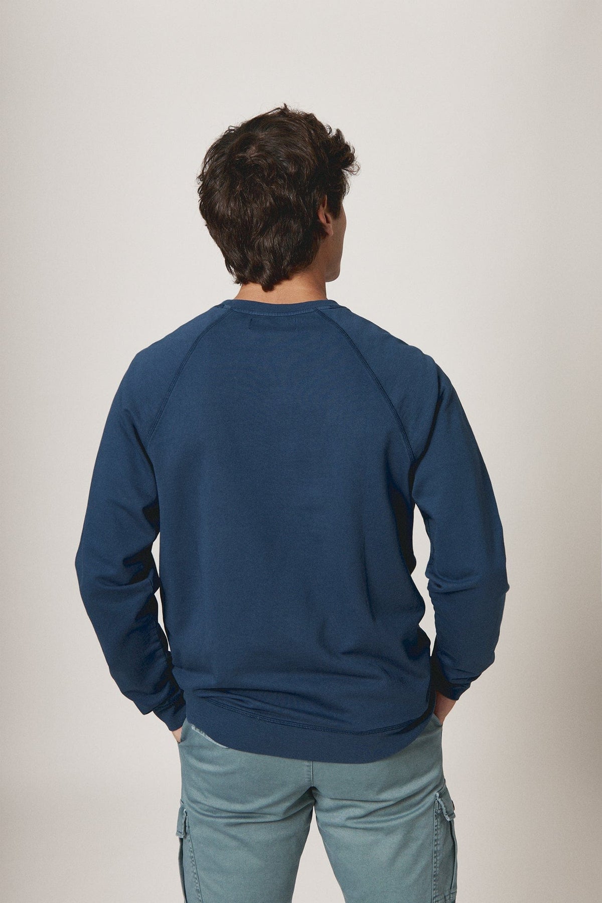 The Cotton Sudadera Azul Pedreña-4