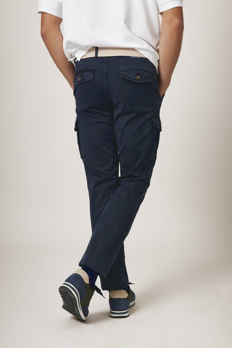 The Chino Cargo Azul Marino-zoom-