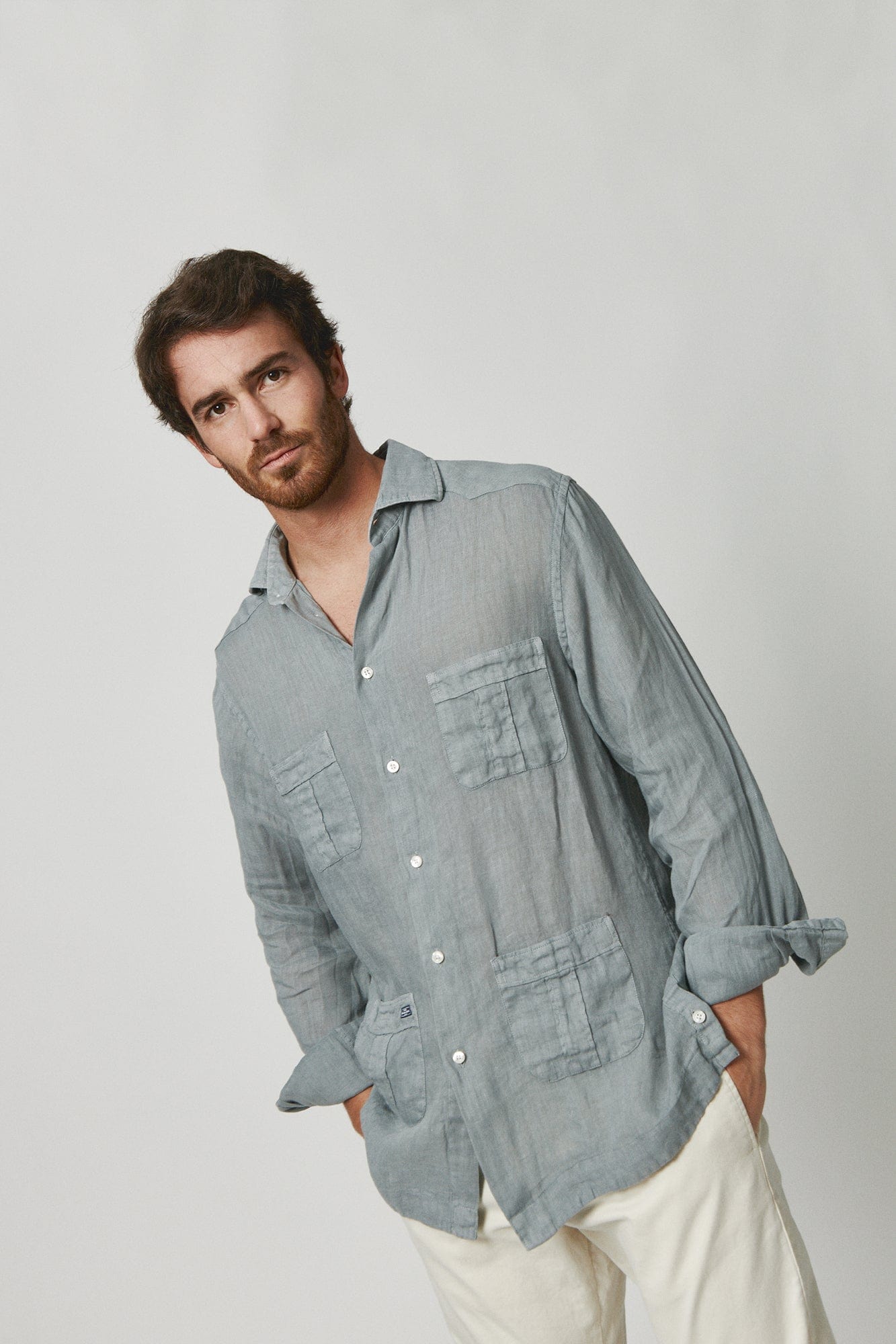 The Guayabera Gris Buitrago