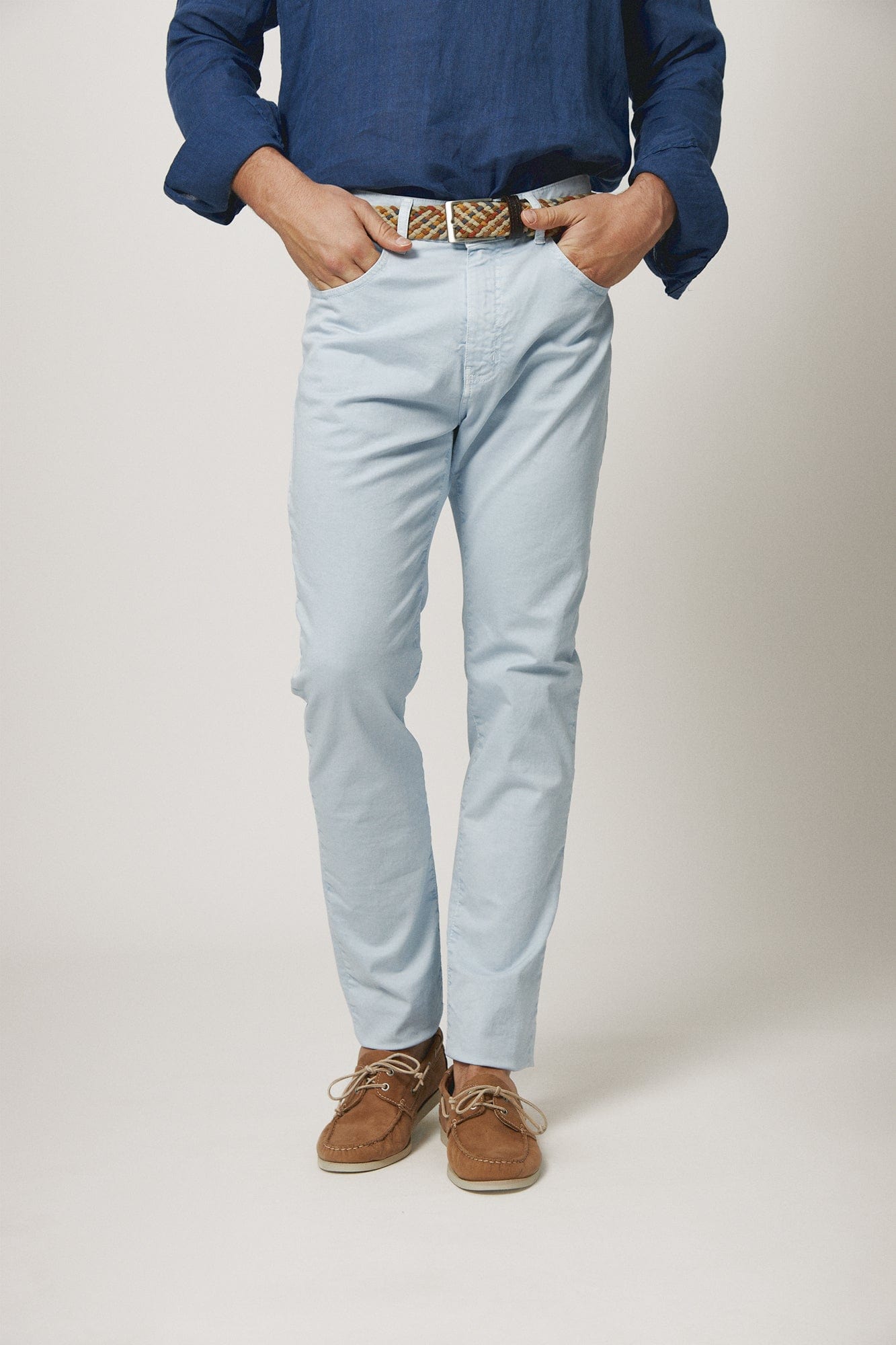 The 5 Pocket Azul Hielo-1
