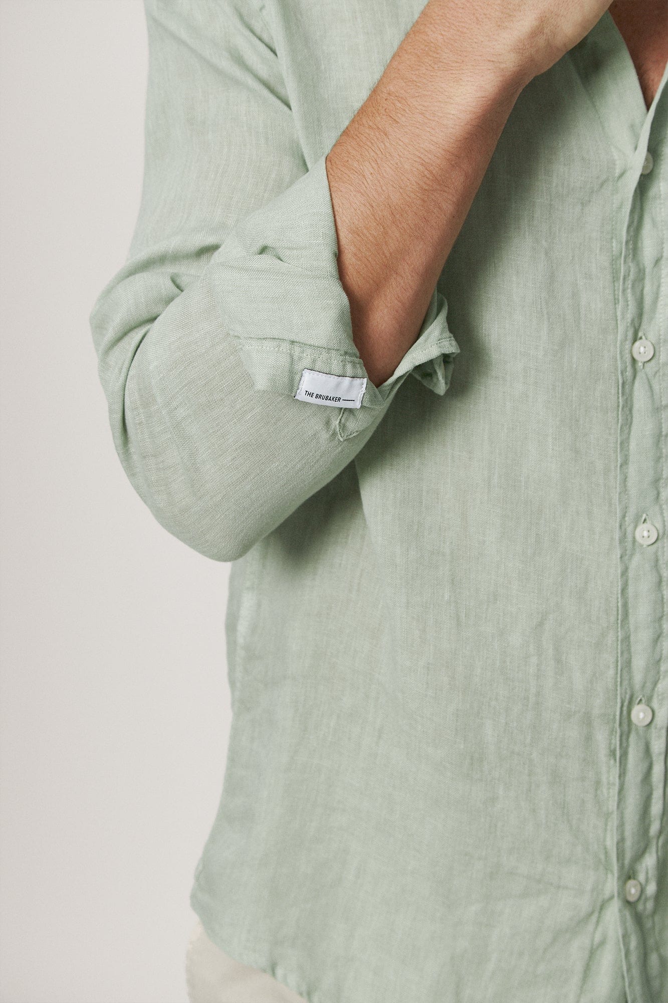 The Lino Camisa Verde Salinas-zoom-2