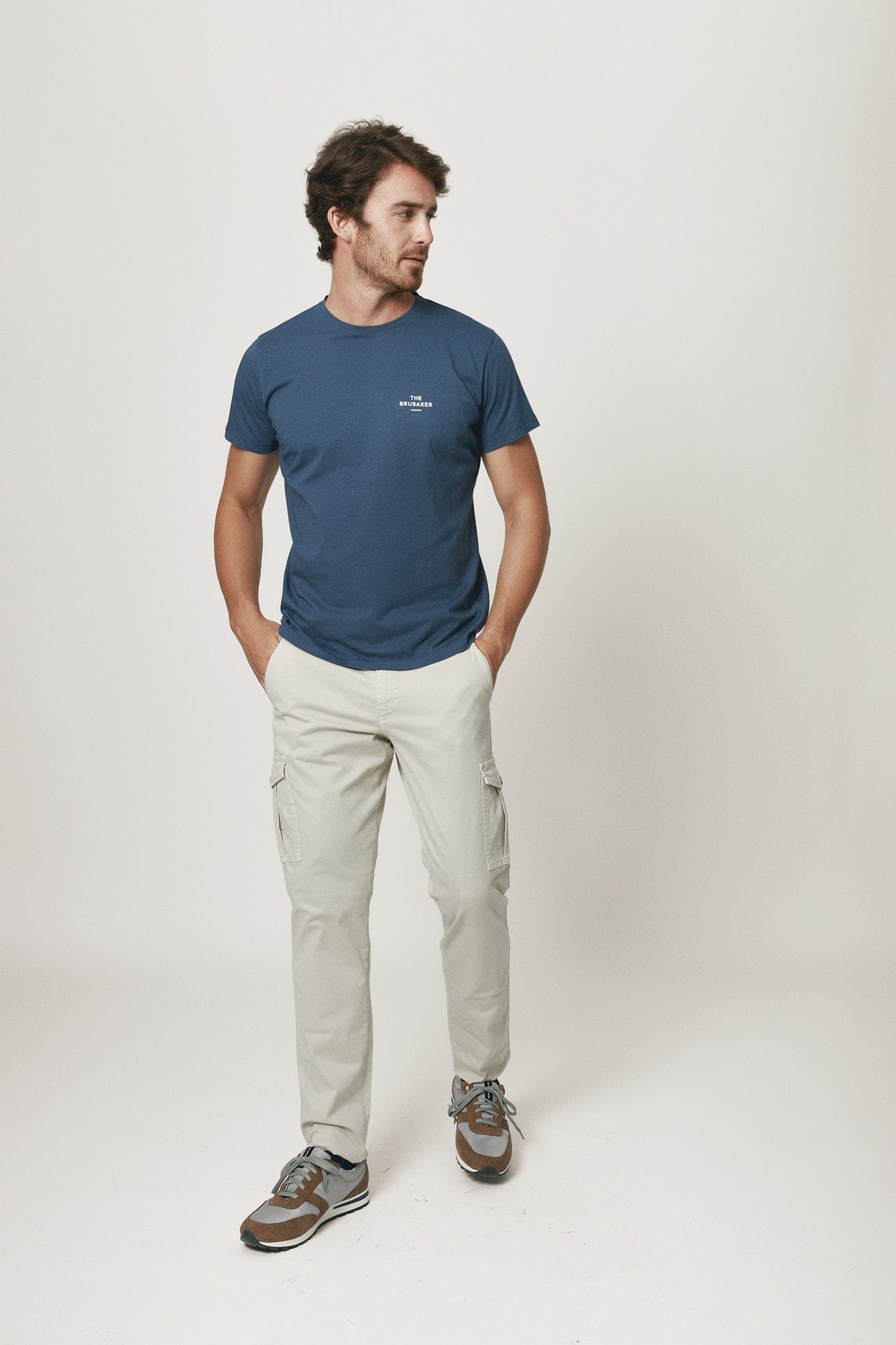 The Cotton T Shirt Azul Covas