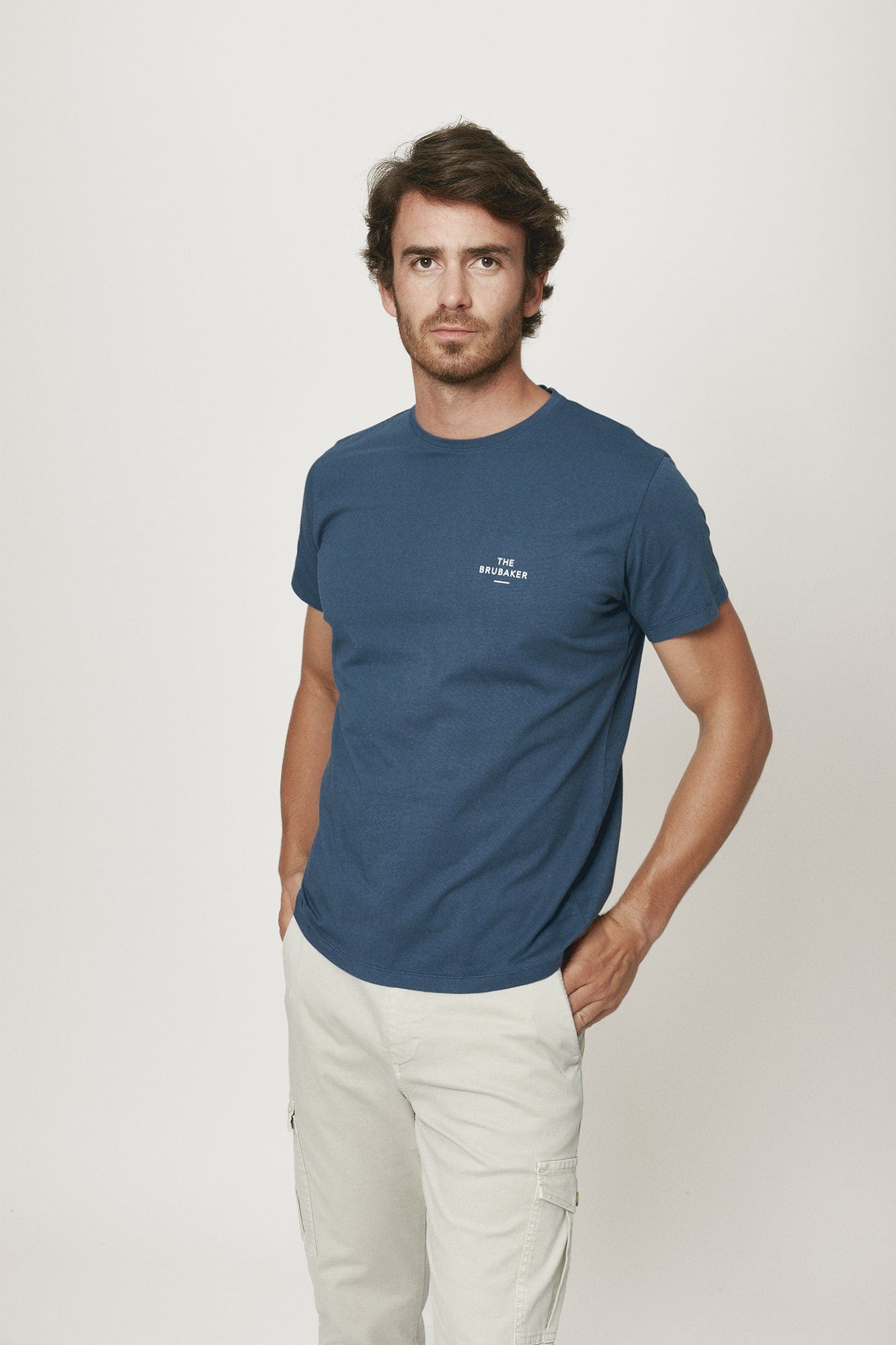 The Cotton T Shirt Azul Covas-2