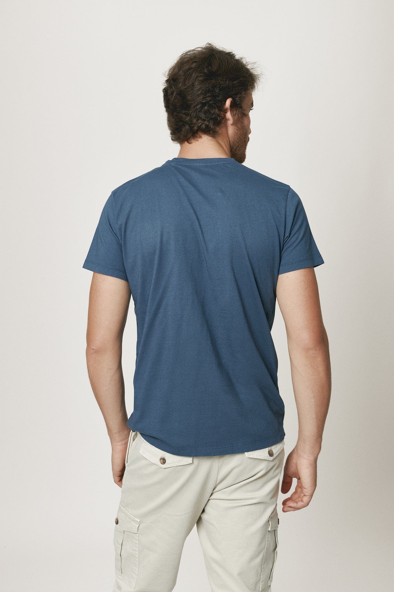 The Cotton T Shirt Azul Covas-3