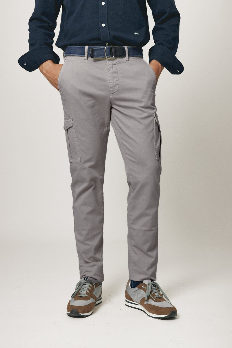 The Chino Cargo Gris Teruel-zoom-