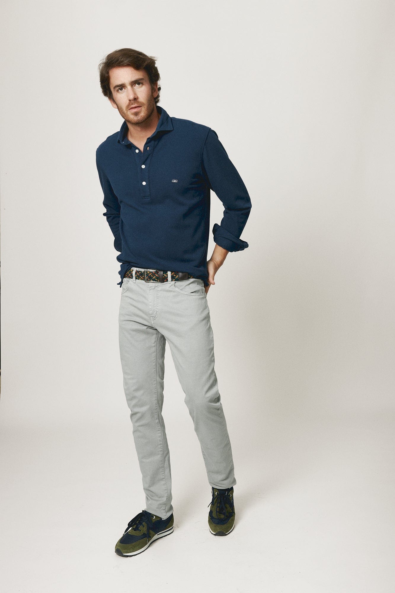 The Cotton Polera Azul Marino