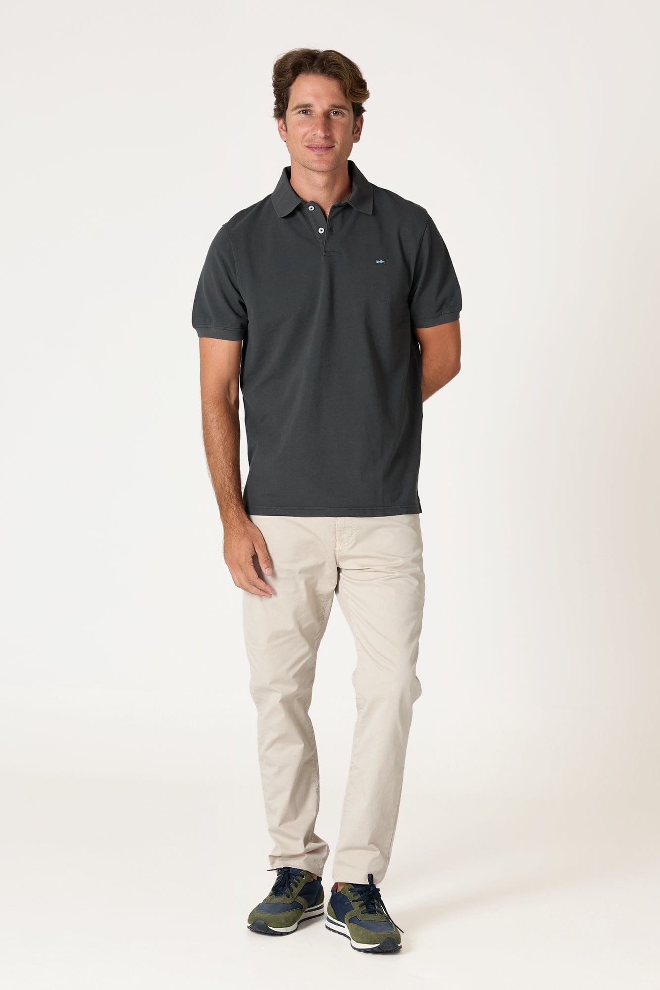 The Cotton Polo Gris Palencia-zoom-1