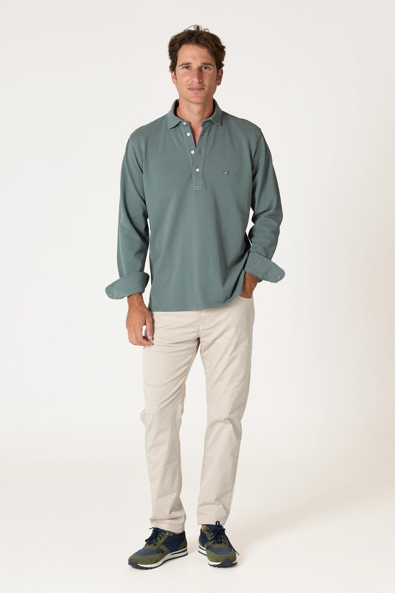 The Cotton Polera Verde Valledemossa-1