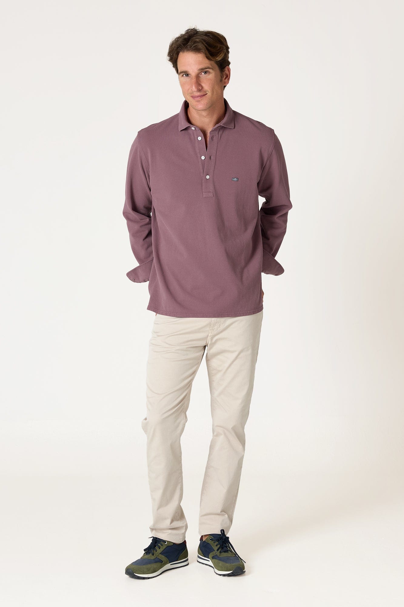 The Cotton Polera Morado Ribera-1