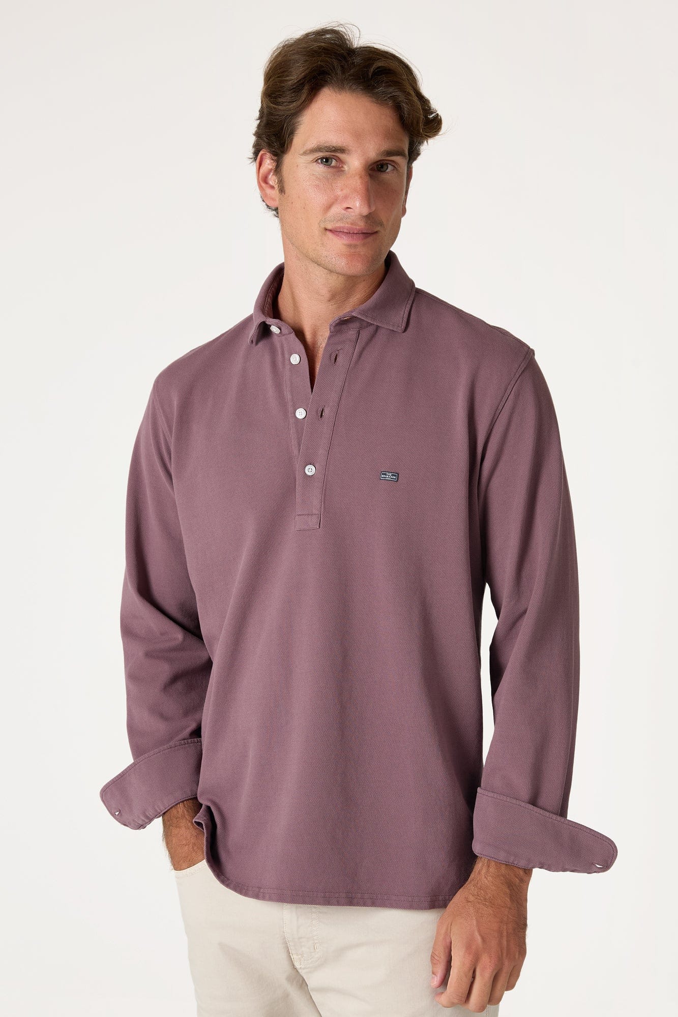 The Cotton Polera Morado Ribera-4