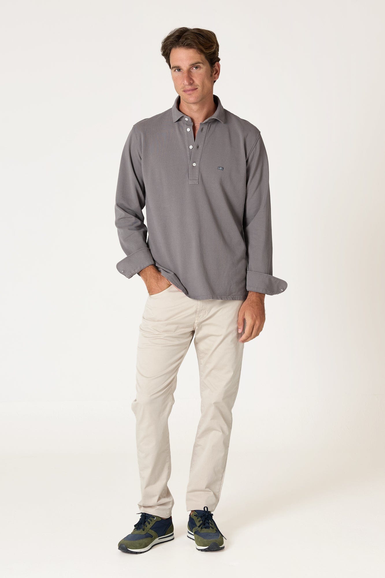 The Cotton Polera Gris Cuenca-1