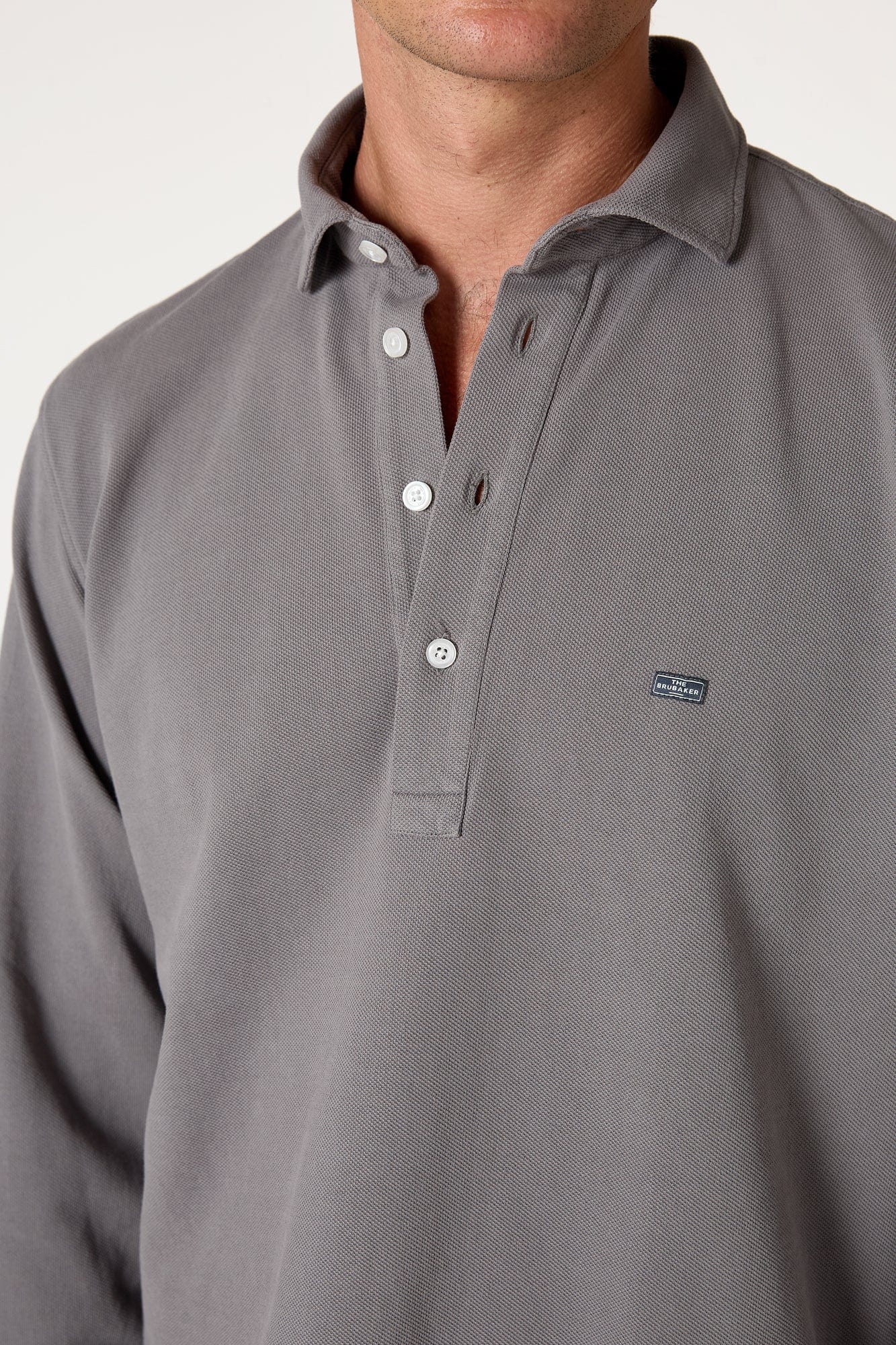The Cotton Polera Gris Cuenca-zoom-2
