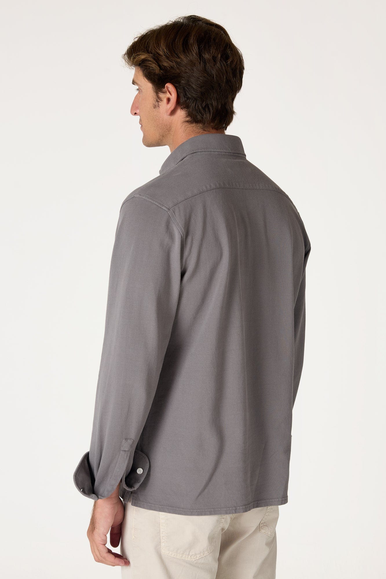The Cotton Polera Gris Cuenca-zoom-3