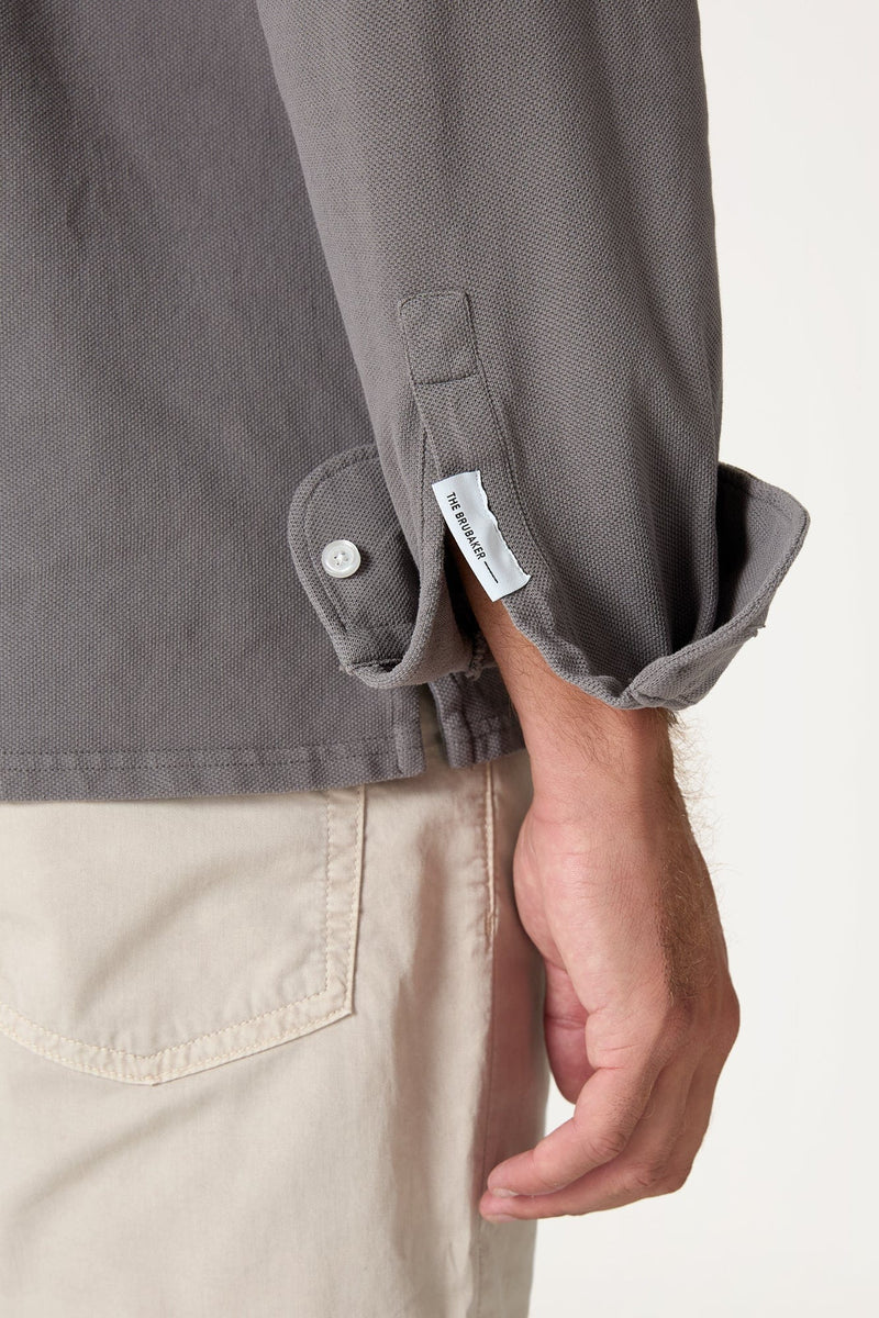 The Cotton Polera Gris Cuenca-zoom-