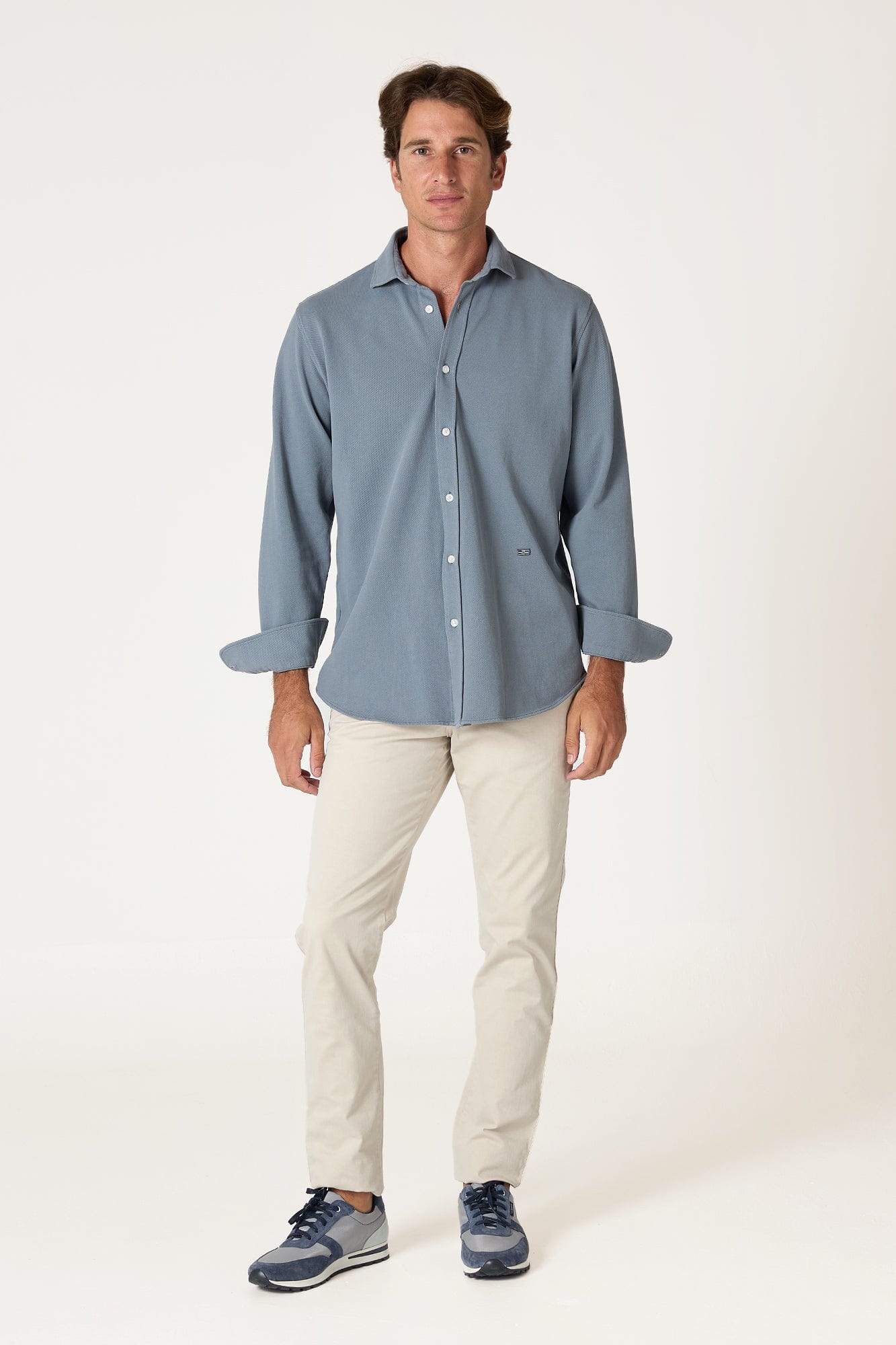 The Cotton Camisa Azul Soller-1