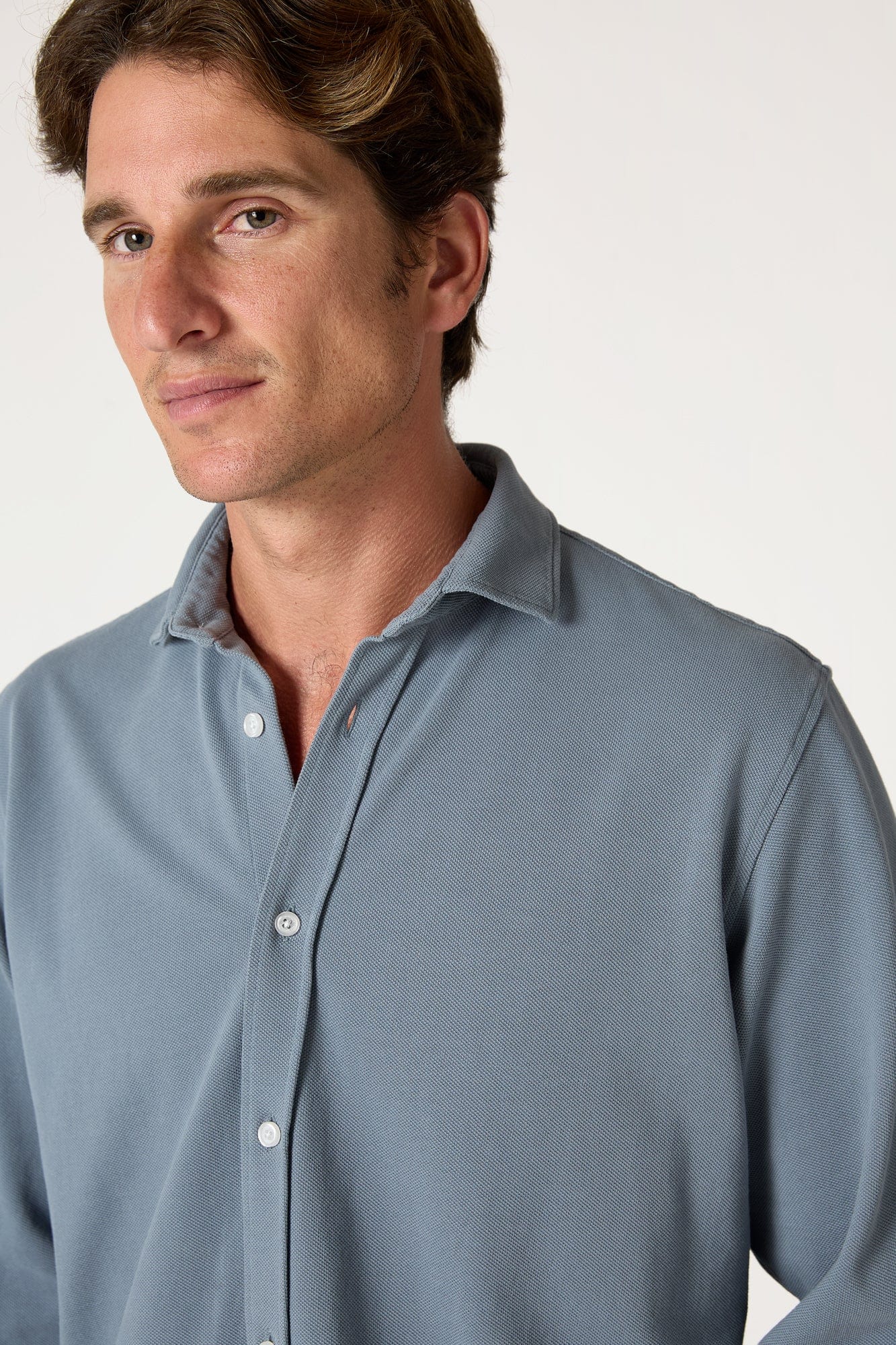 The Cotton Camisa Azul Soller-4