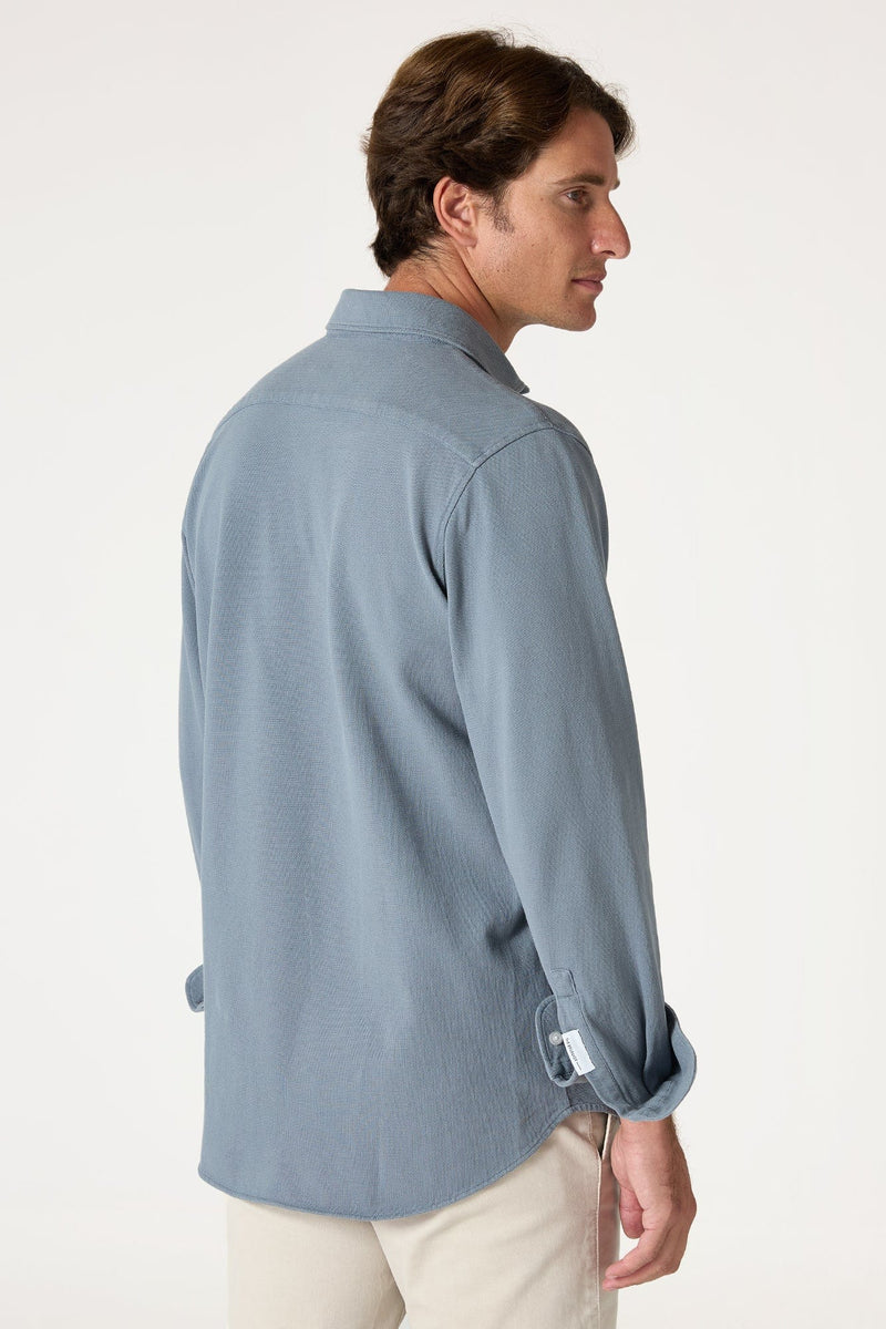 The Cotton Camisa Azul Soller-zoom-