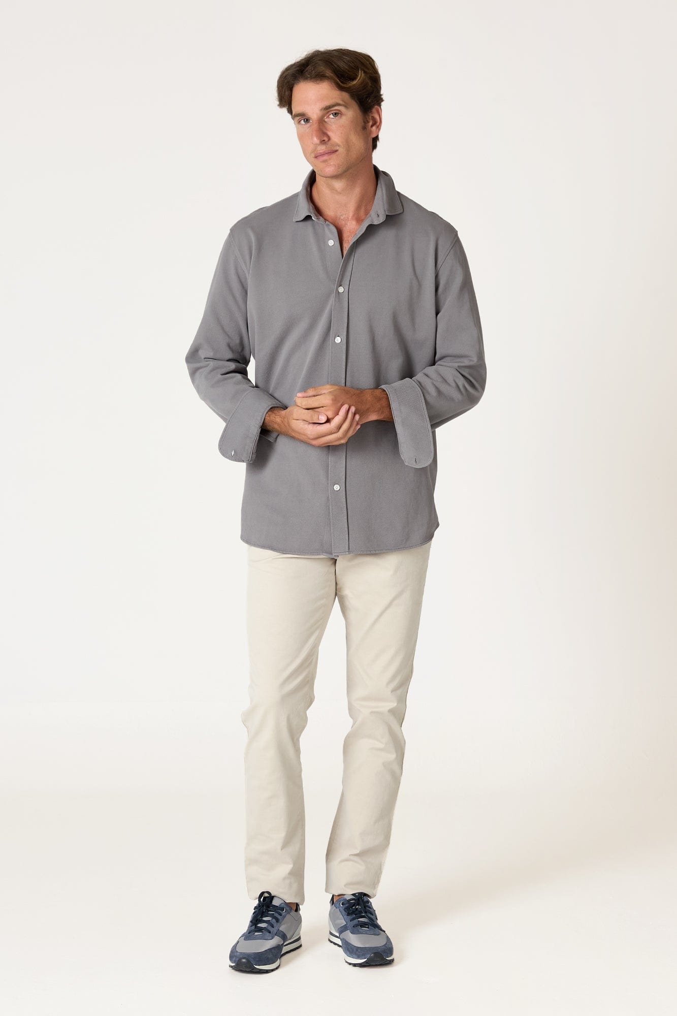 The Cotton Camisa Gris Cuenca-1