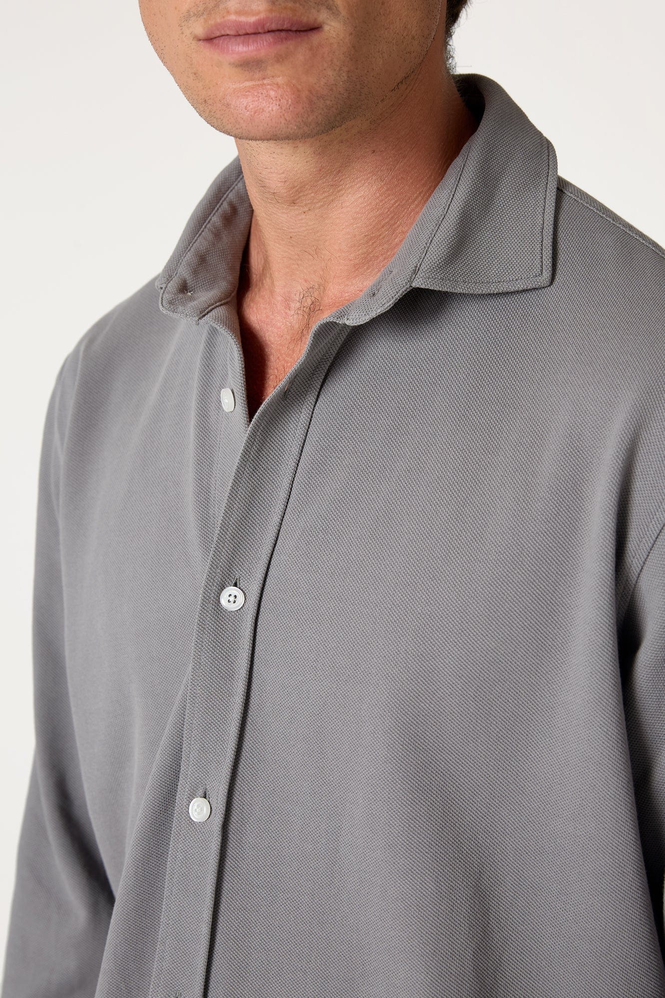 The Cotton Camisa Gris Cuenca-3