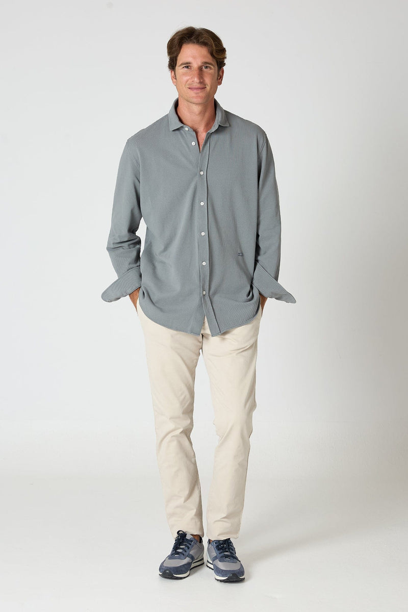 The Cotton Camisa Azul Pamplona-zoom-