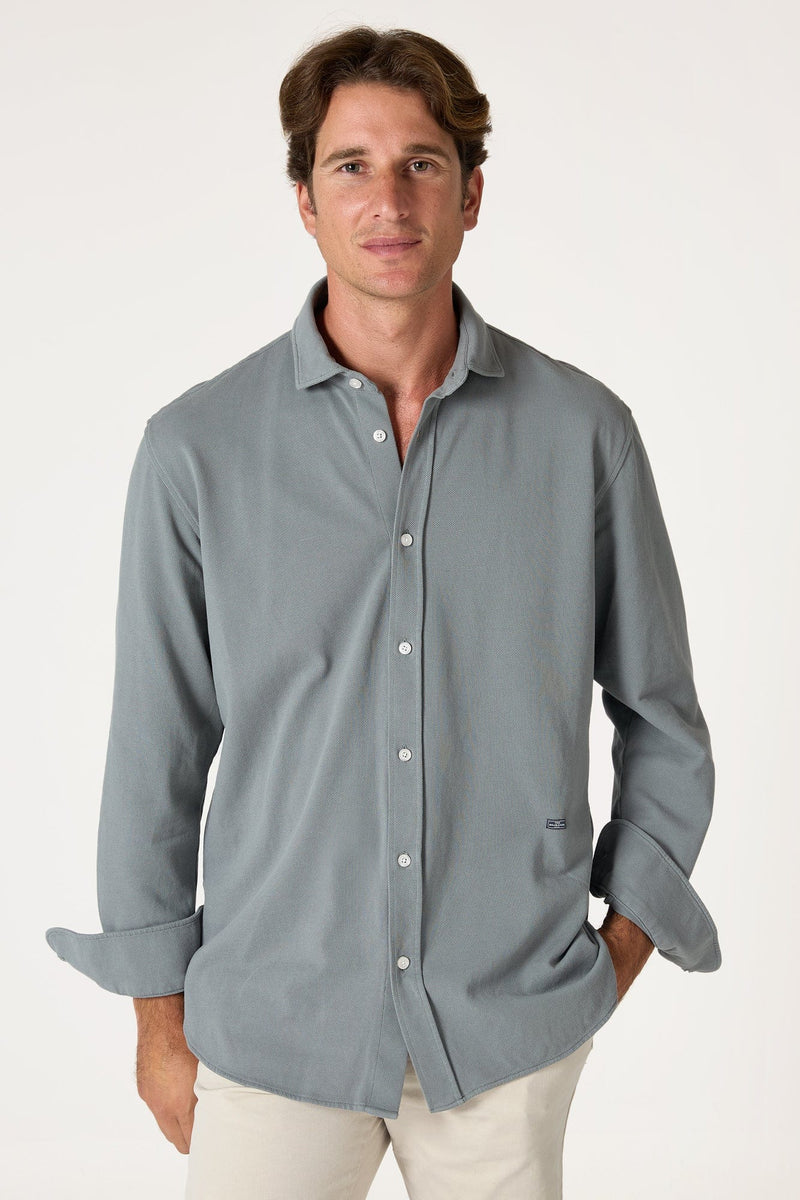 The Cotton Camisa Azul Pamplona-zoom-