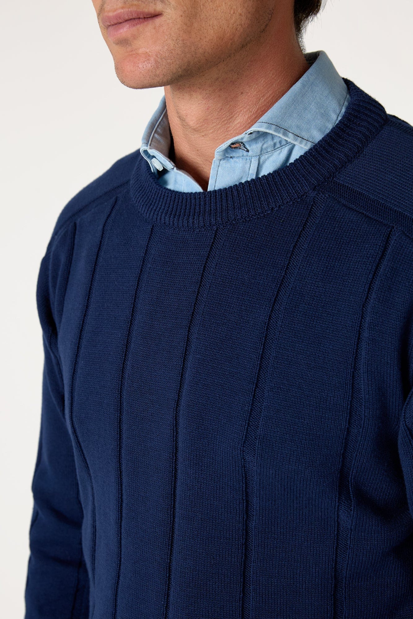 The Cotton Canale Jersey Azul Marino Alicante-zoom-3