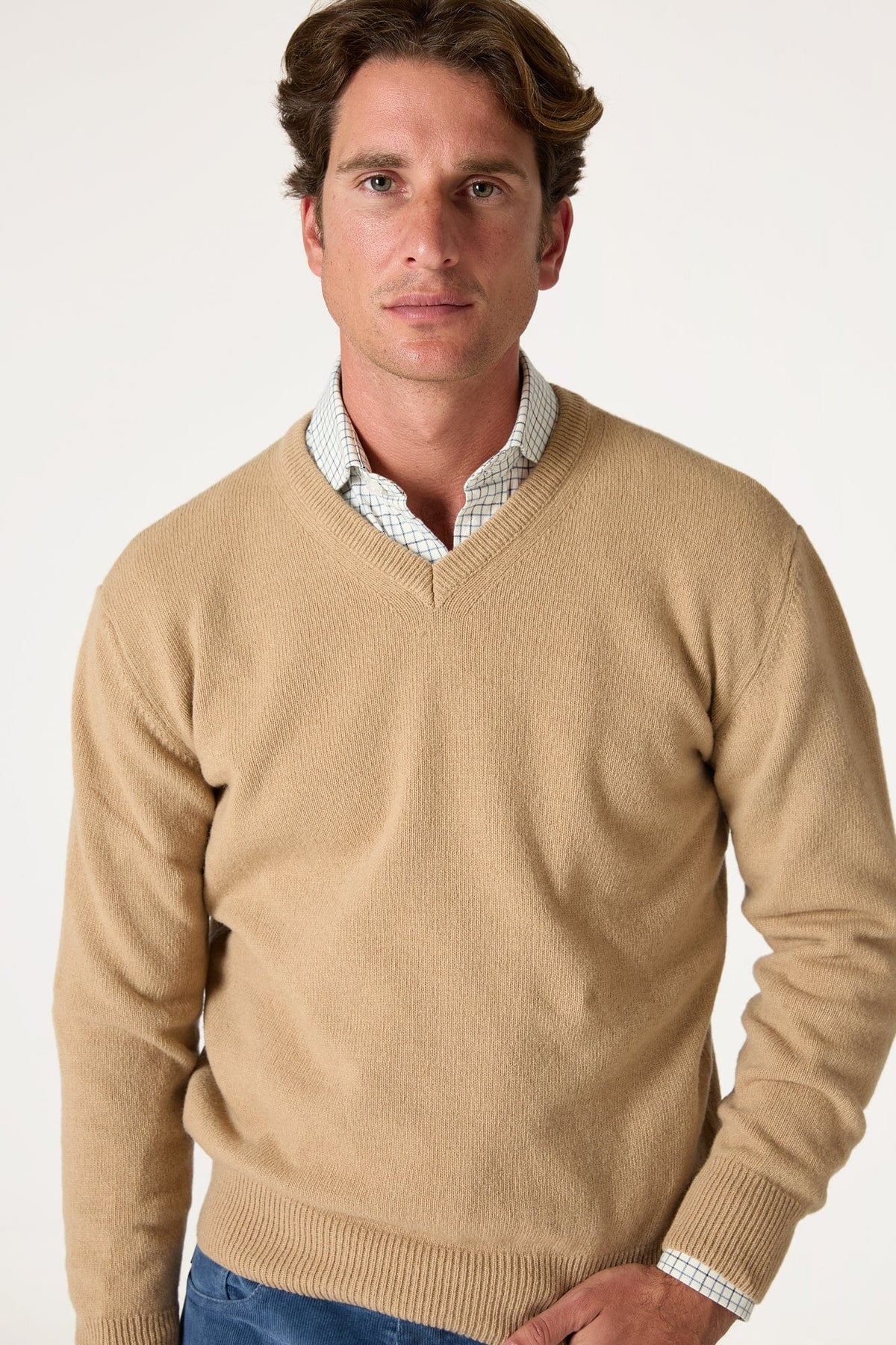 The Lambswool Pico Camel Ronda