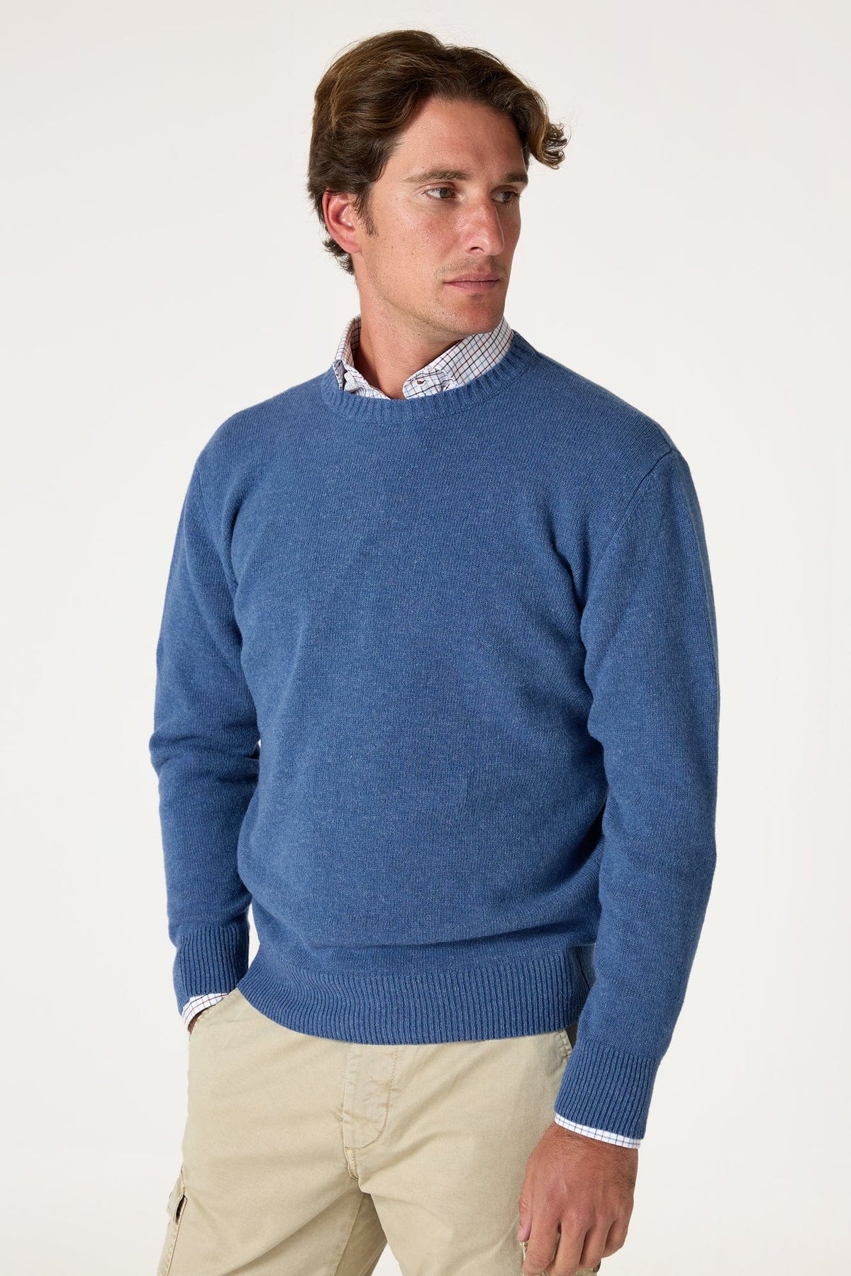 The Lambswool Scoop Azul Bilbao