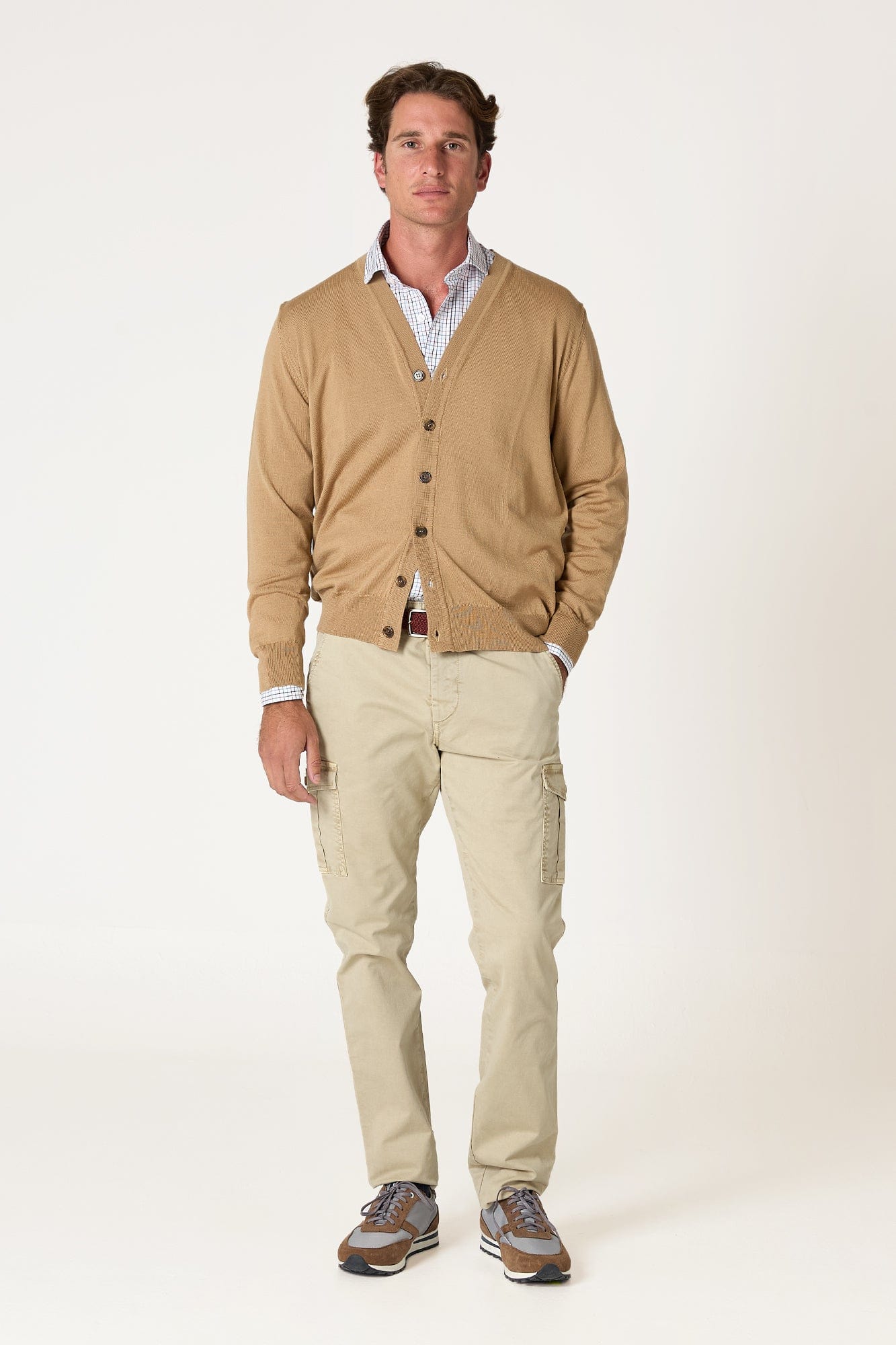 The Cardigan Merino Beige Campos