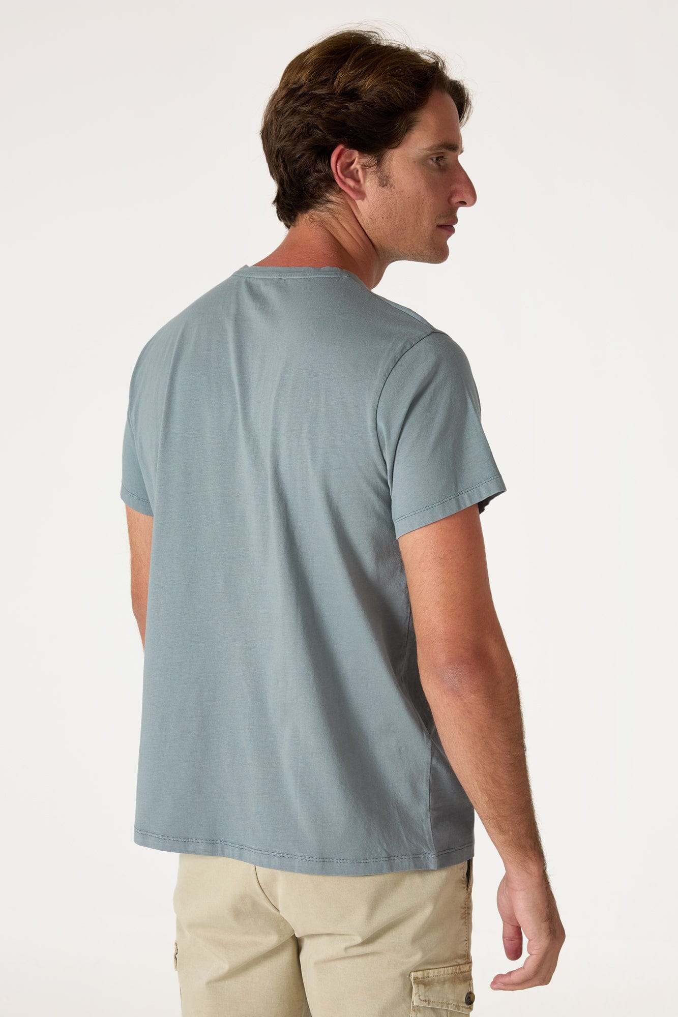 The Cotton T Shirt Azul Pamplona-zoom-3