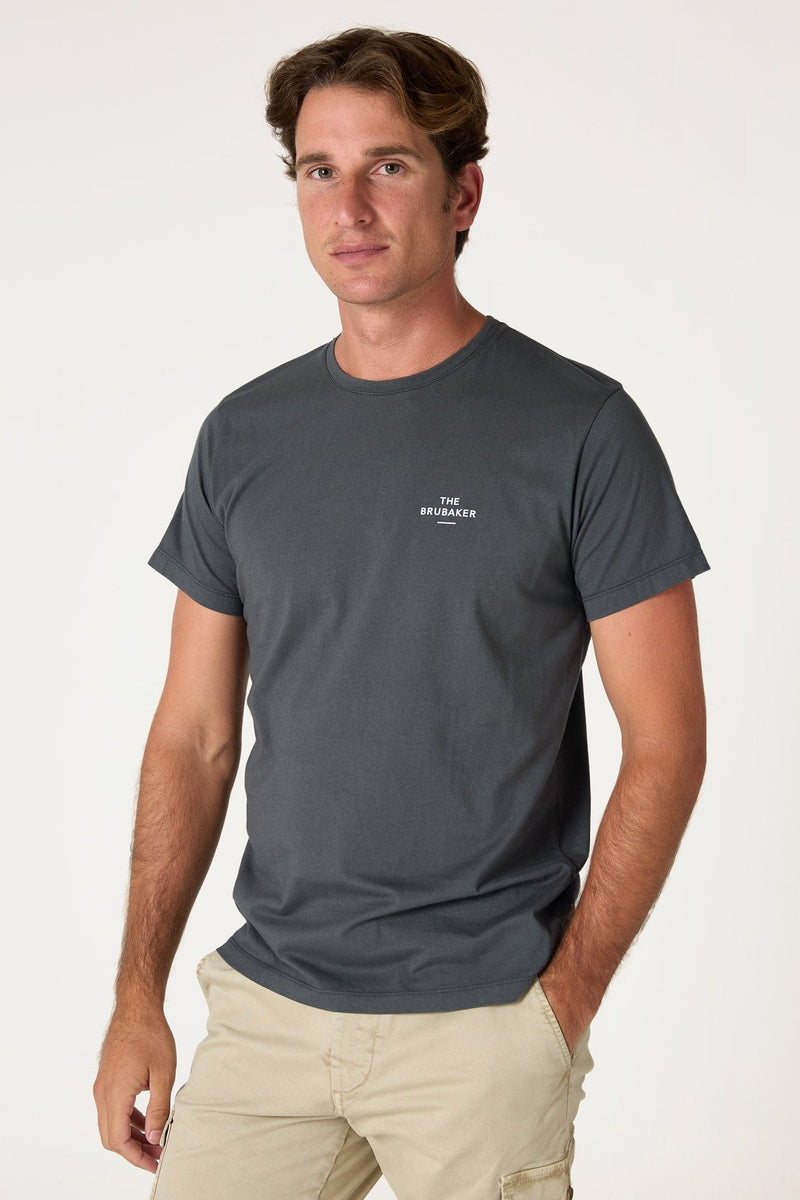 The Cotton T Shirt Gris Palencia-zoom-
