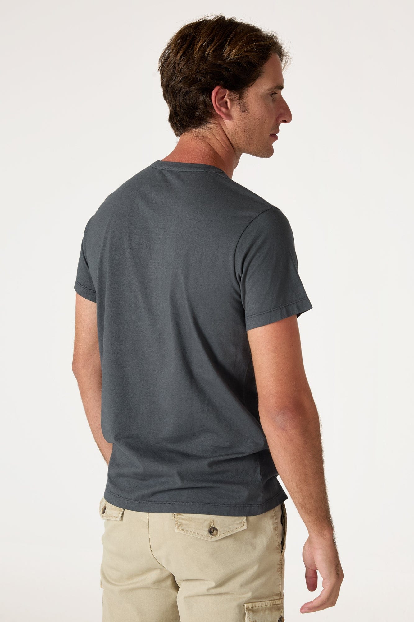 The Cotton T Shirt Gris Palencia-zoom-3