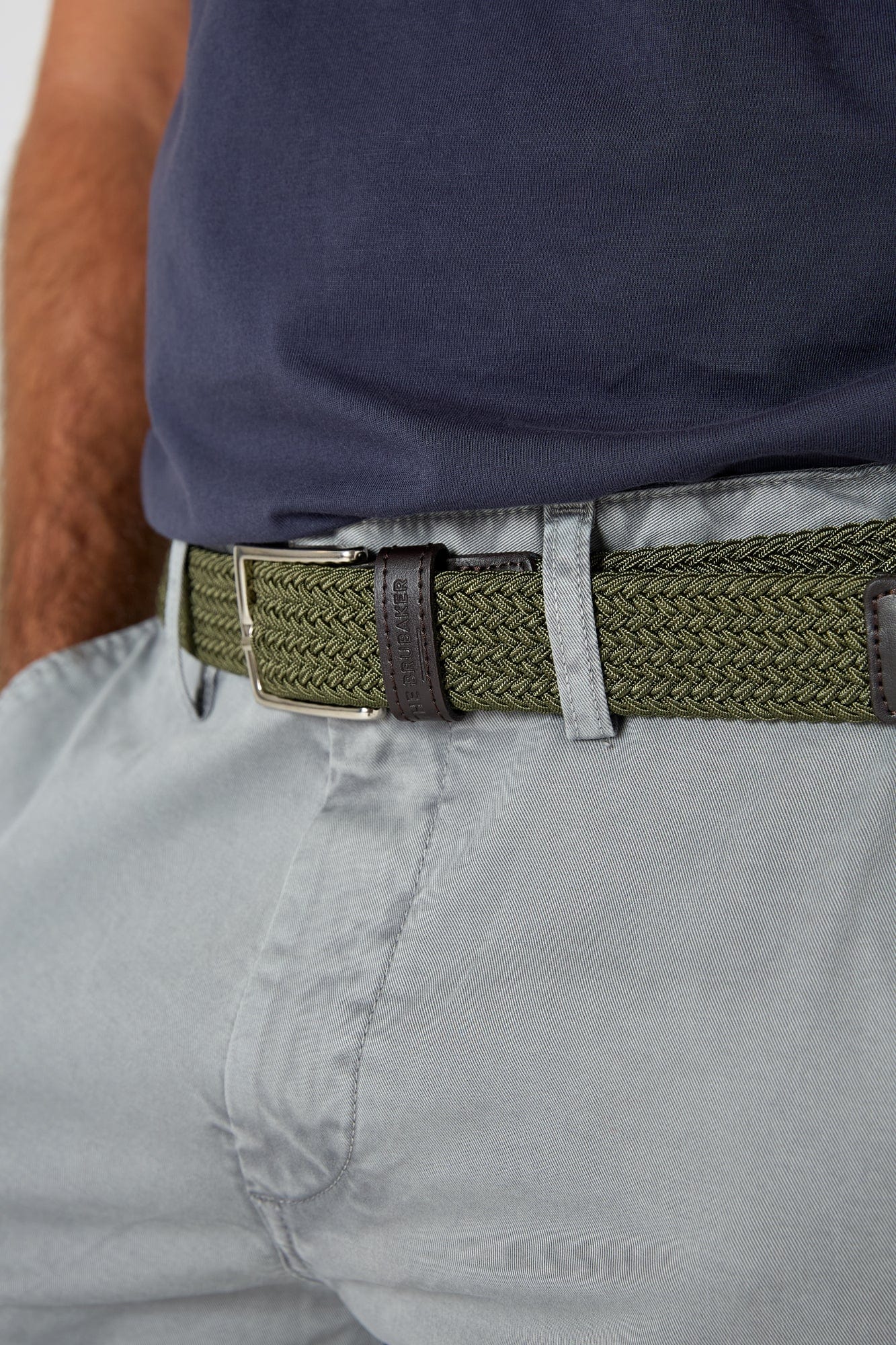 The Belt Trenzado Khaki-2