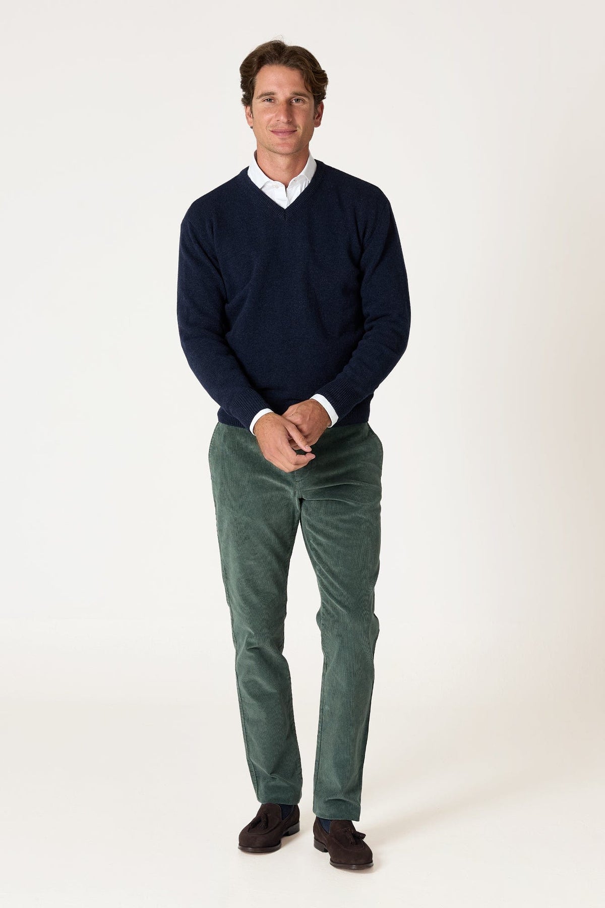 The Lambswool Pico Azul Marino-1