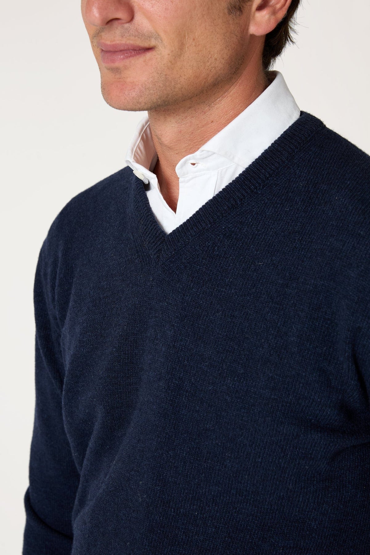 The Lambswool Pico Azul Marino-3