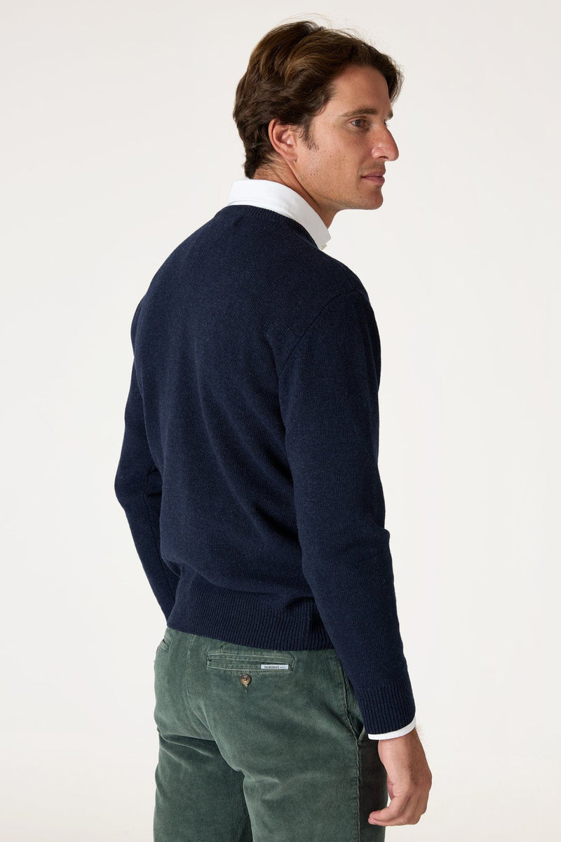 The Lambswool Pico Azul Marino-zoom-