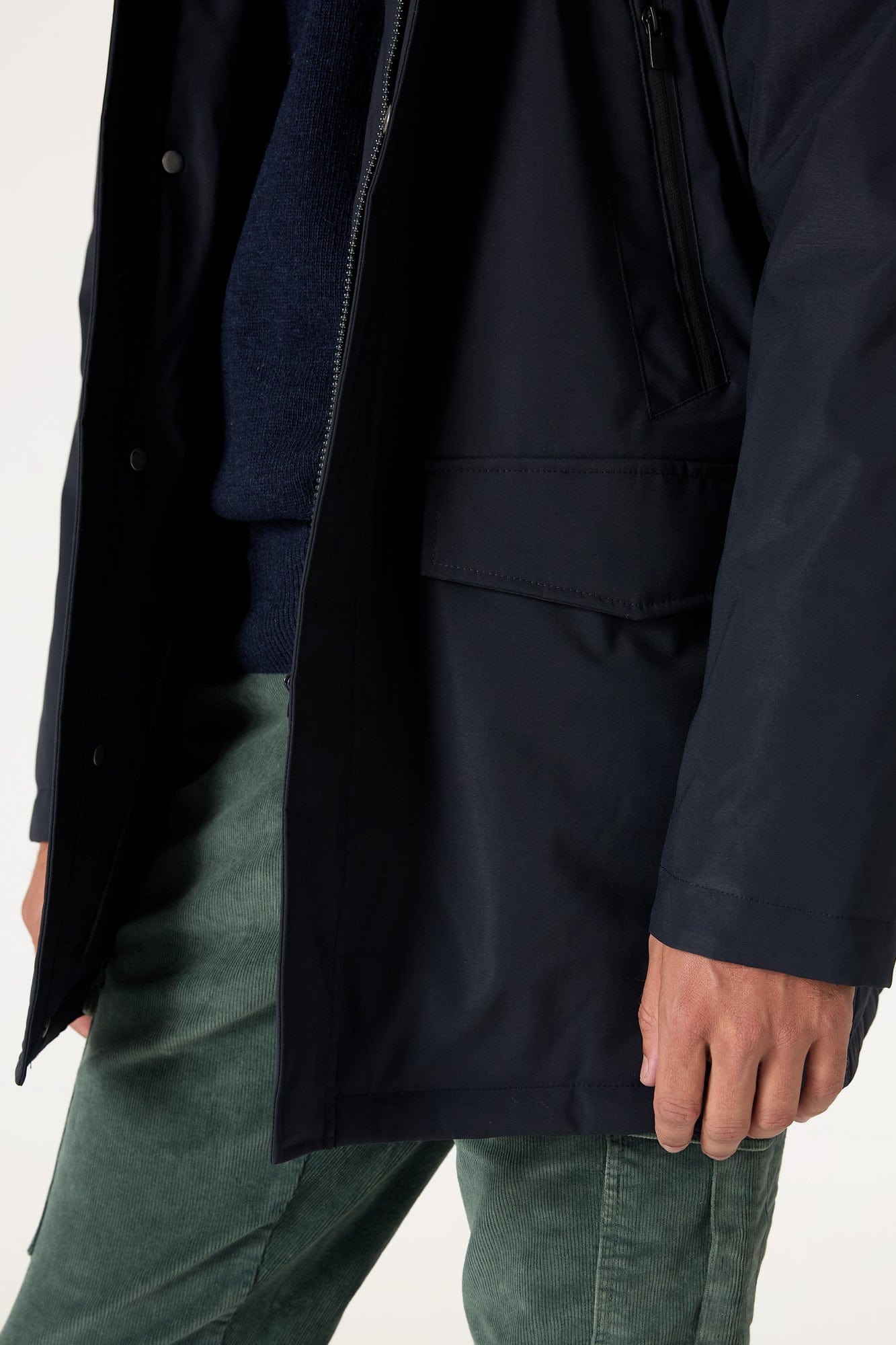 The Parka Ligera Azul Marino Vigo-3