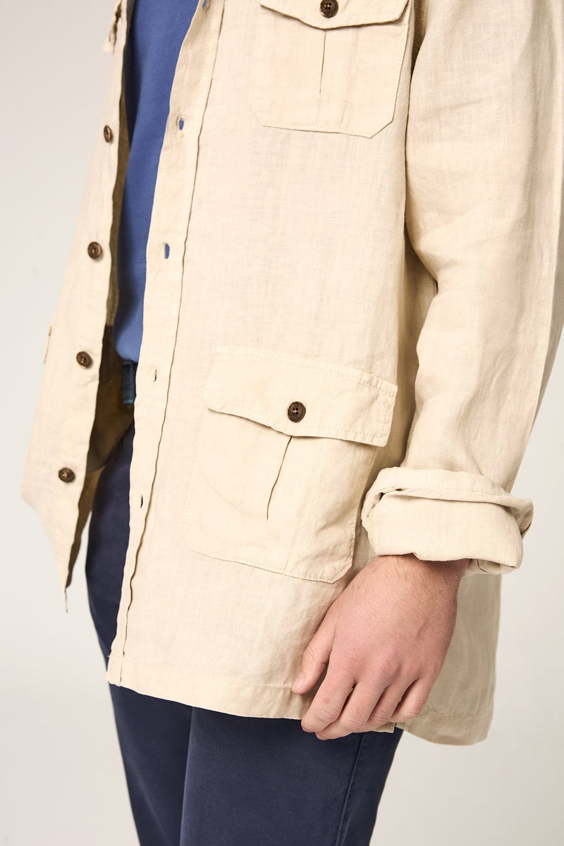 The Sahariana Lino Beige-zoom-