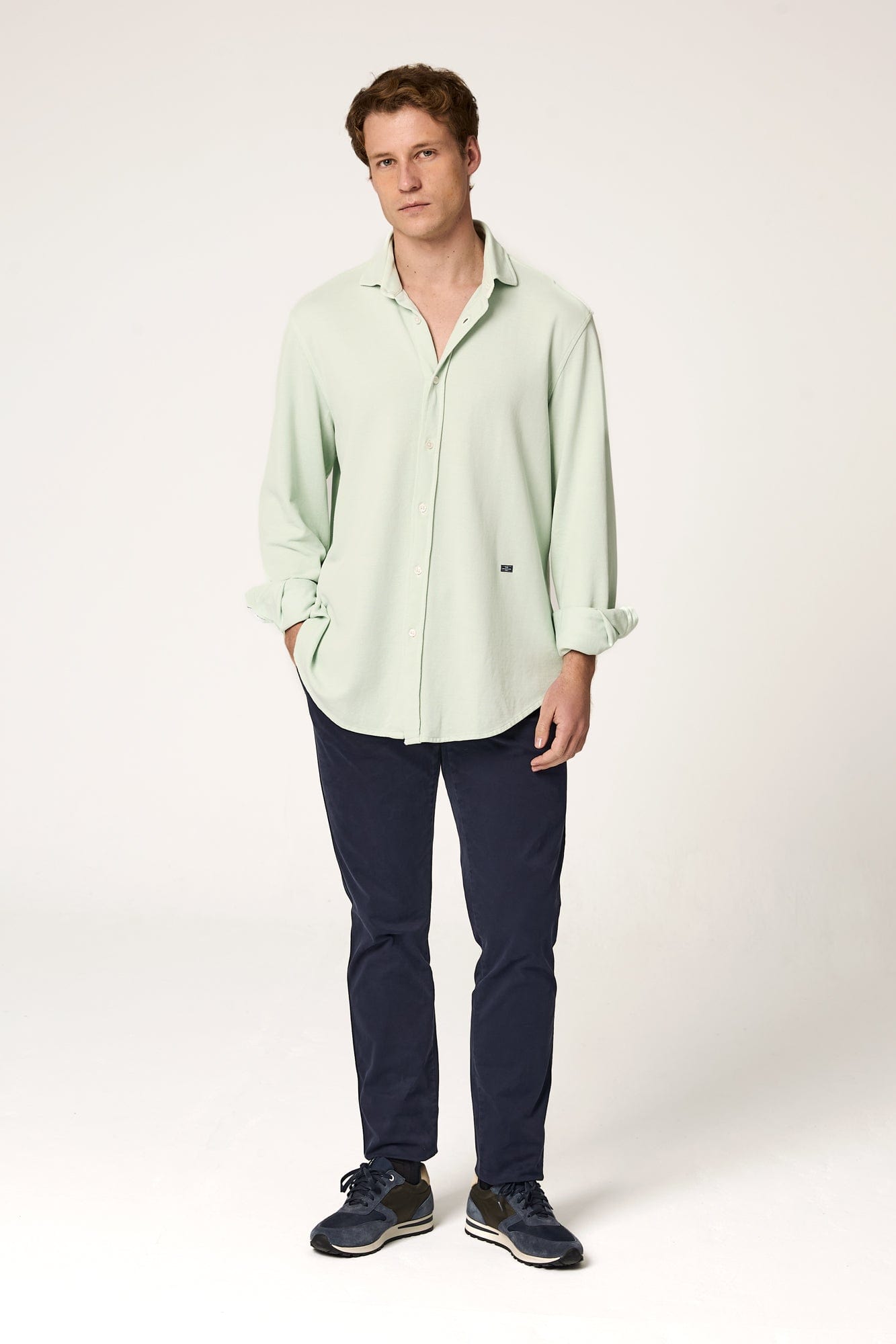 The Cotton Camisa Verde Usgo-1