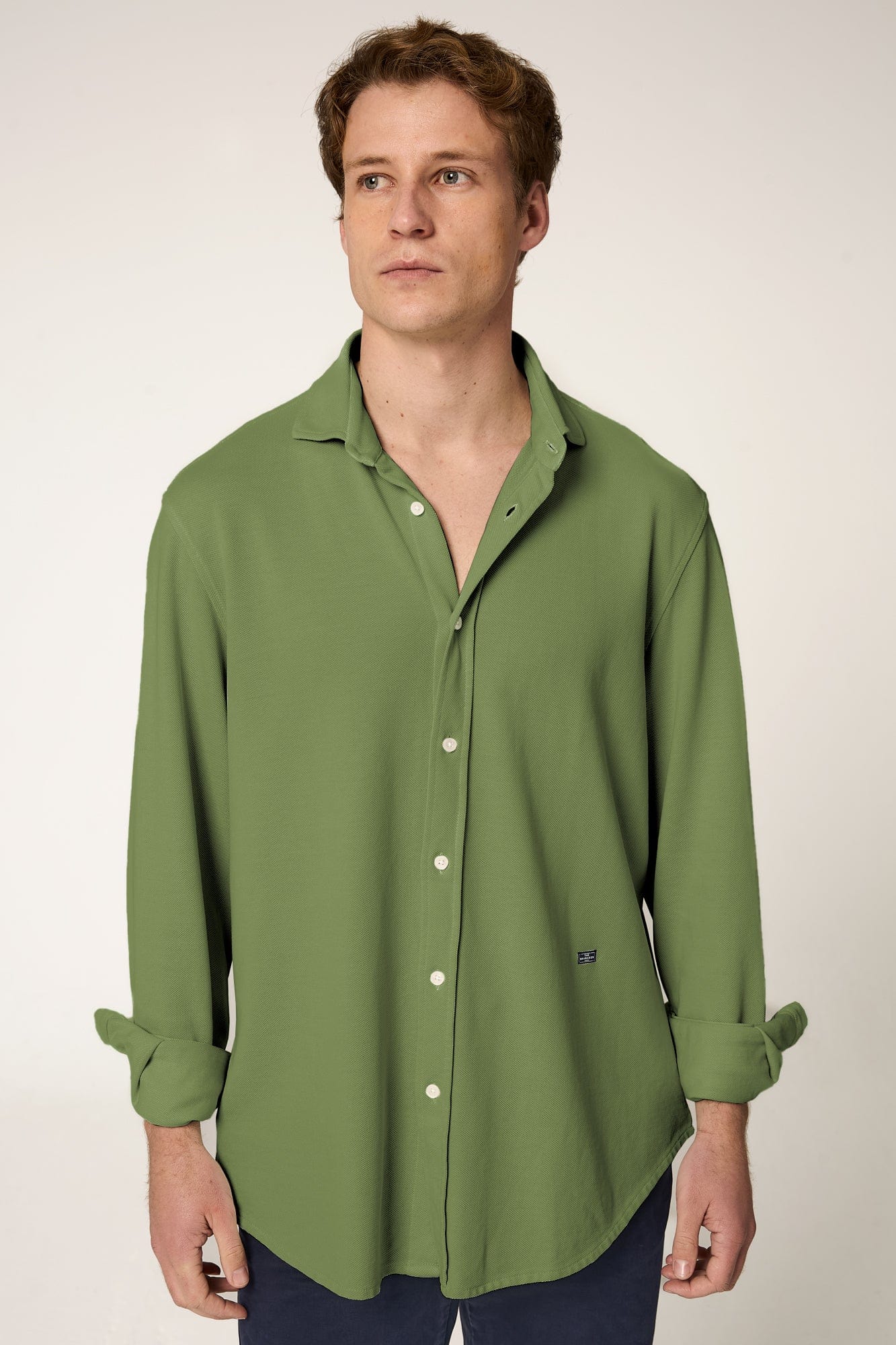 The Cotton Camisa Verde Navarra-2