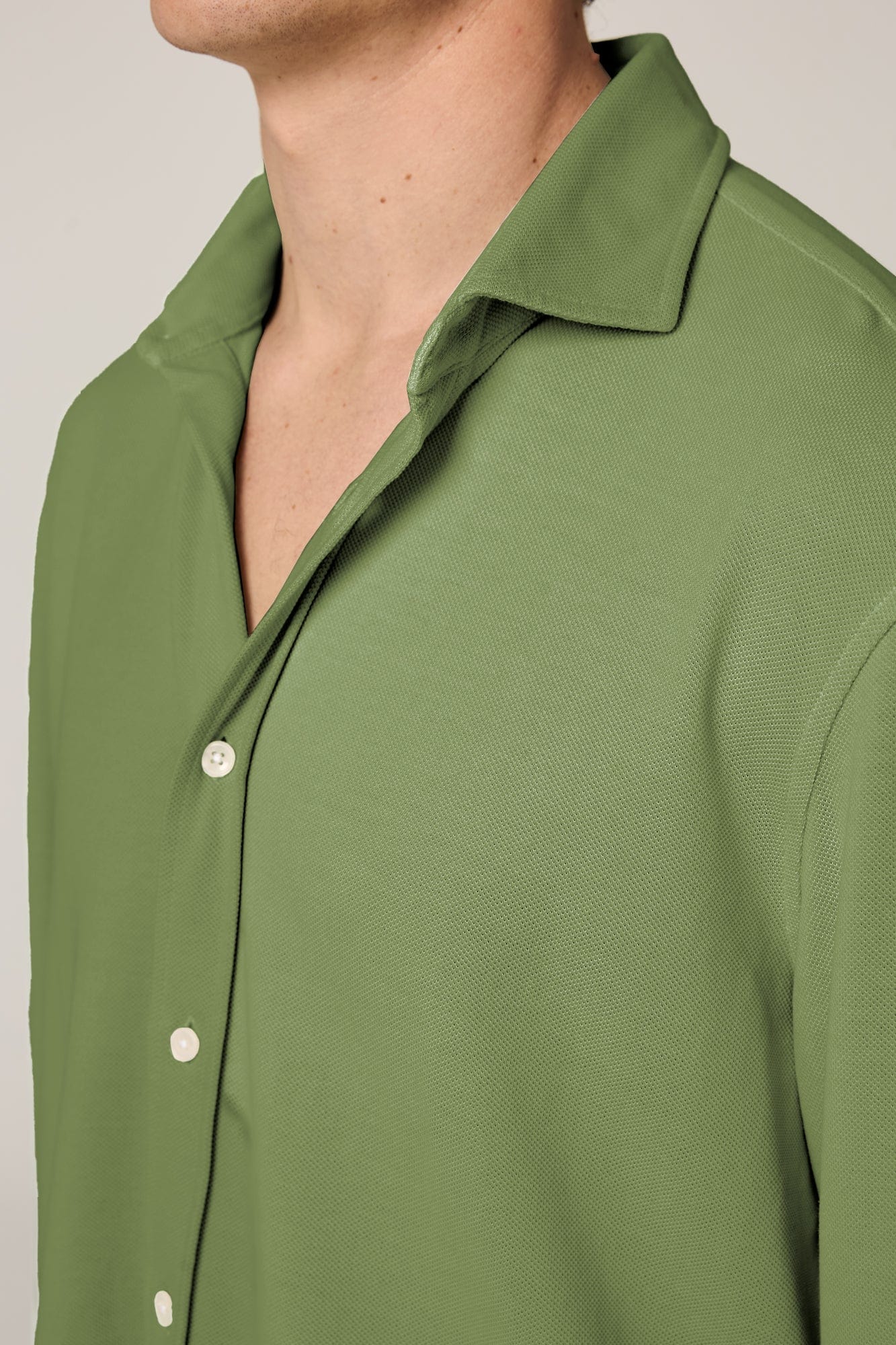 The Cotton Camisa Verde Navarra-3
