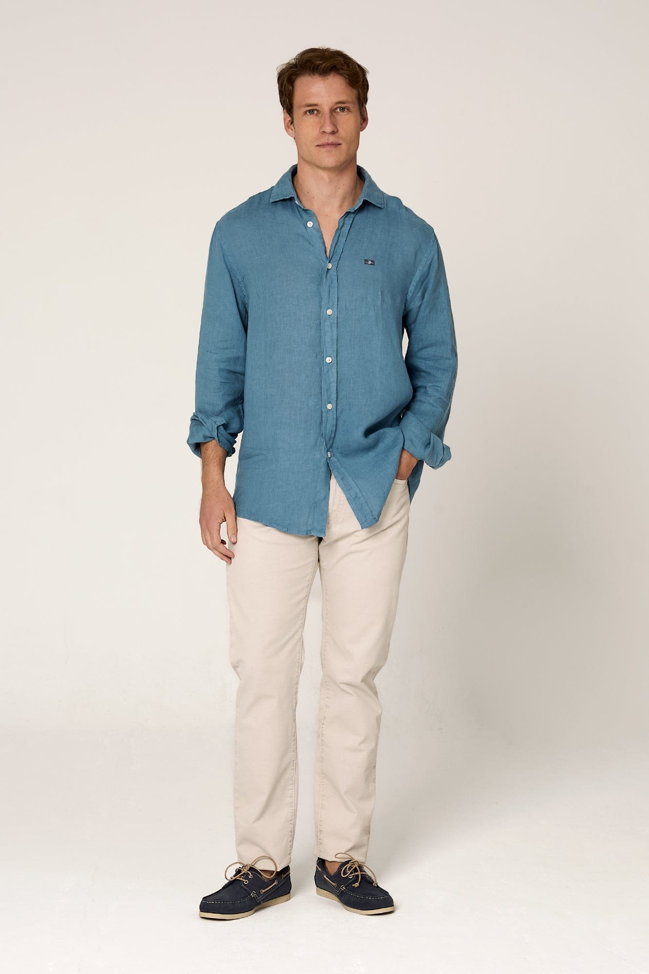 The Lino Camisa Azul Bilbao-1