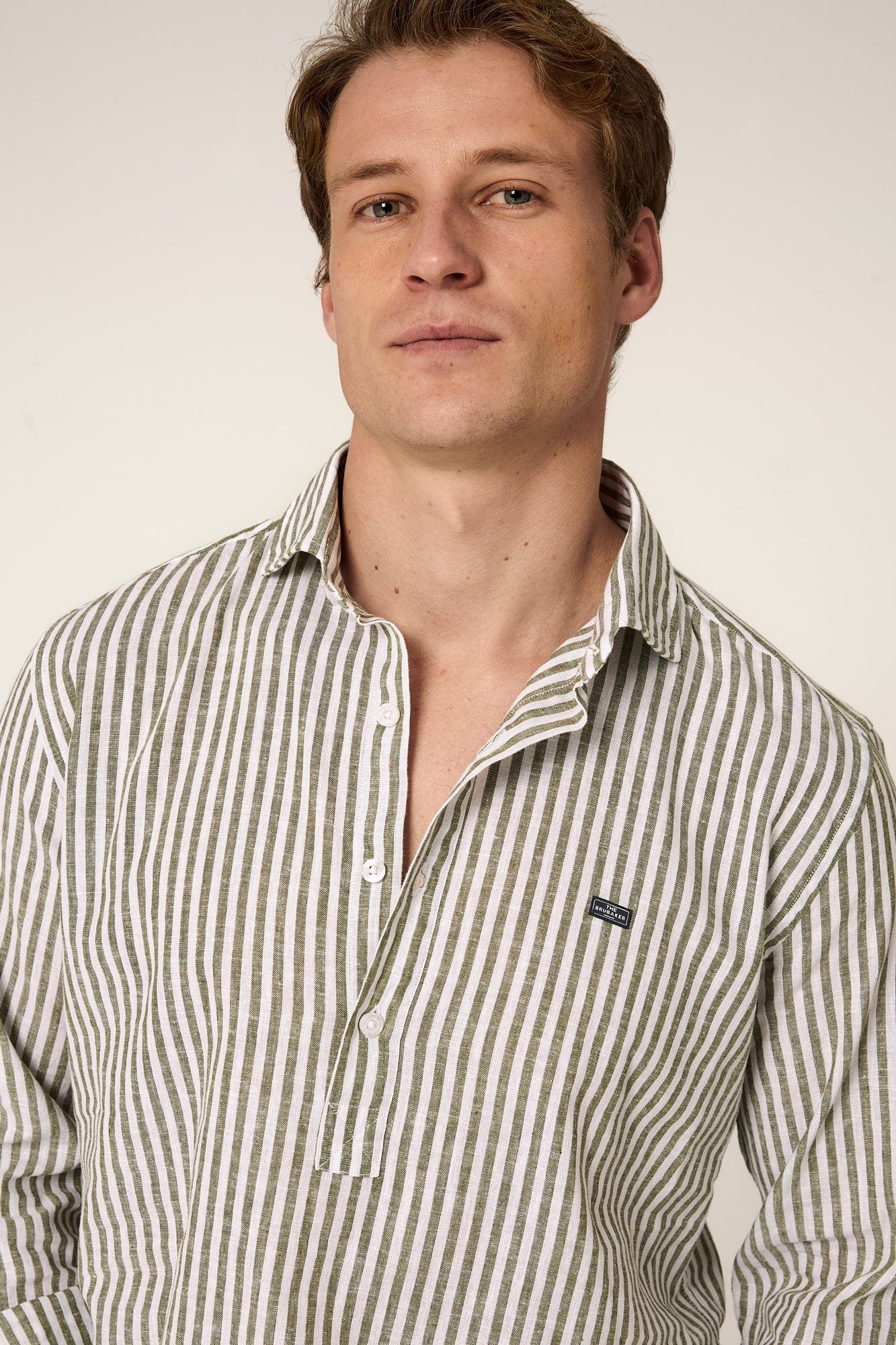 The Cotton Linen Polera Raya verde-zoom-3