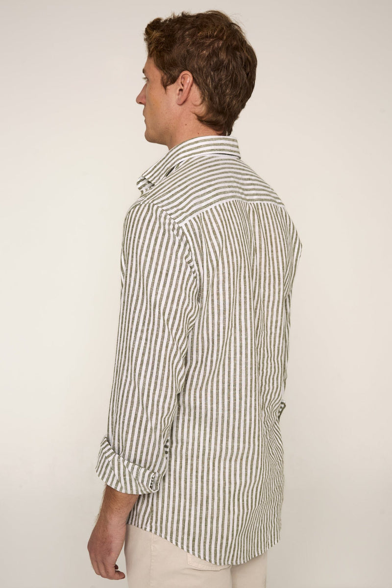 The Cotton Linen Polera Raya verde-zoom-