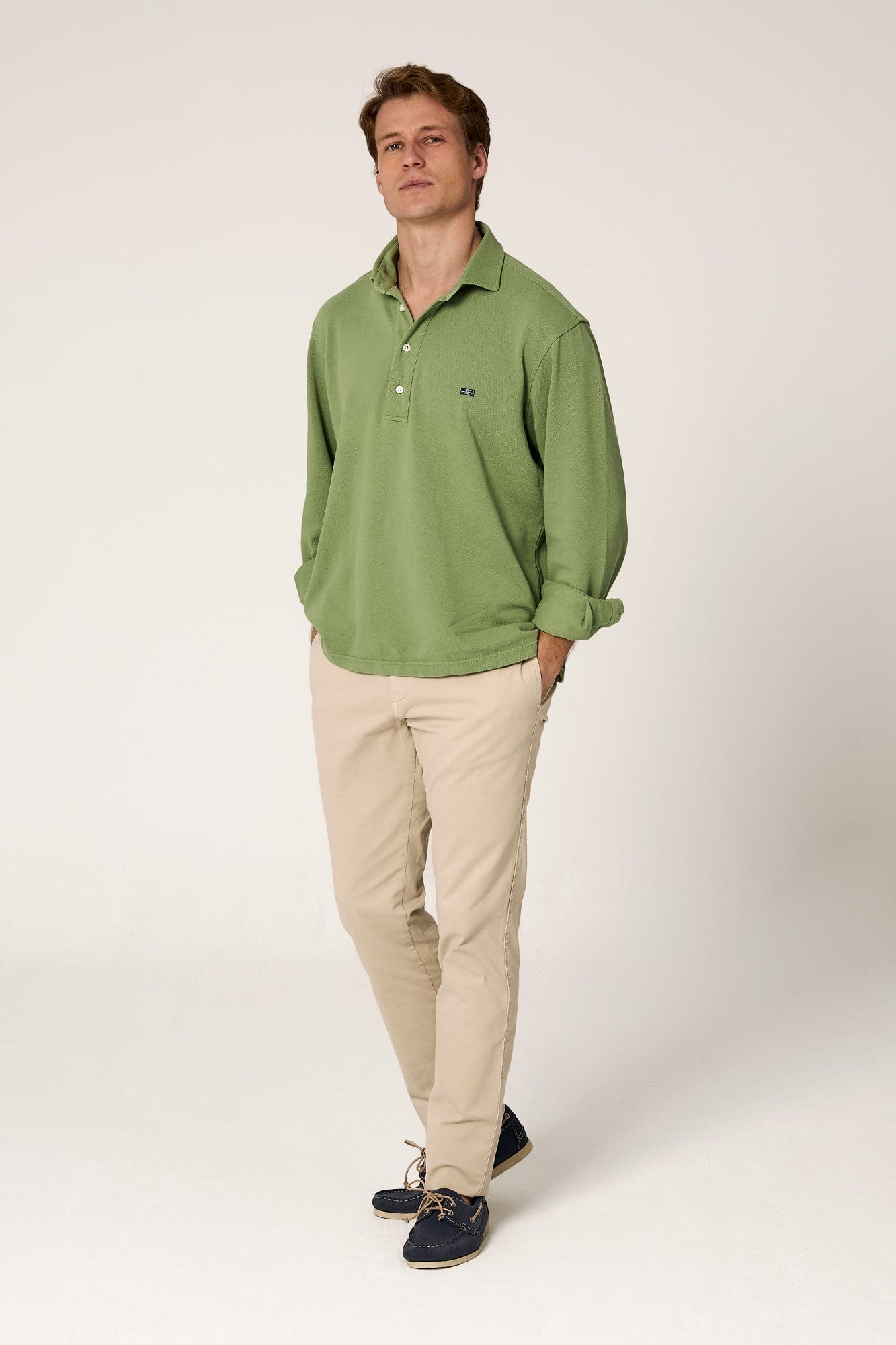 The Cotton Polera Verde Navarra