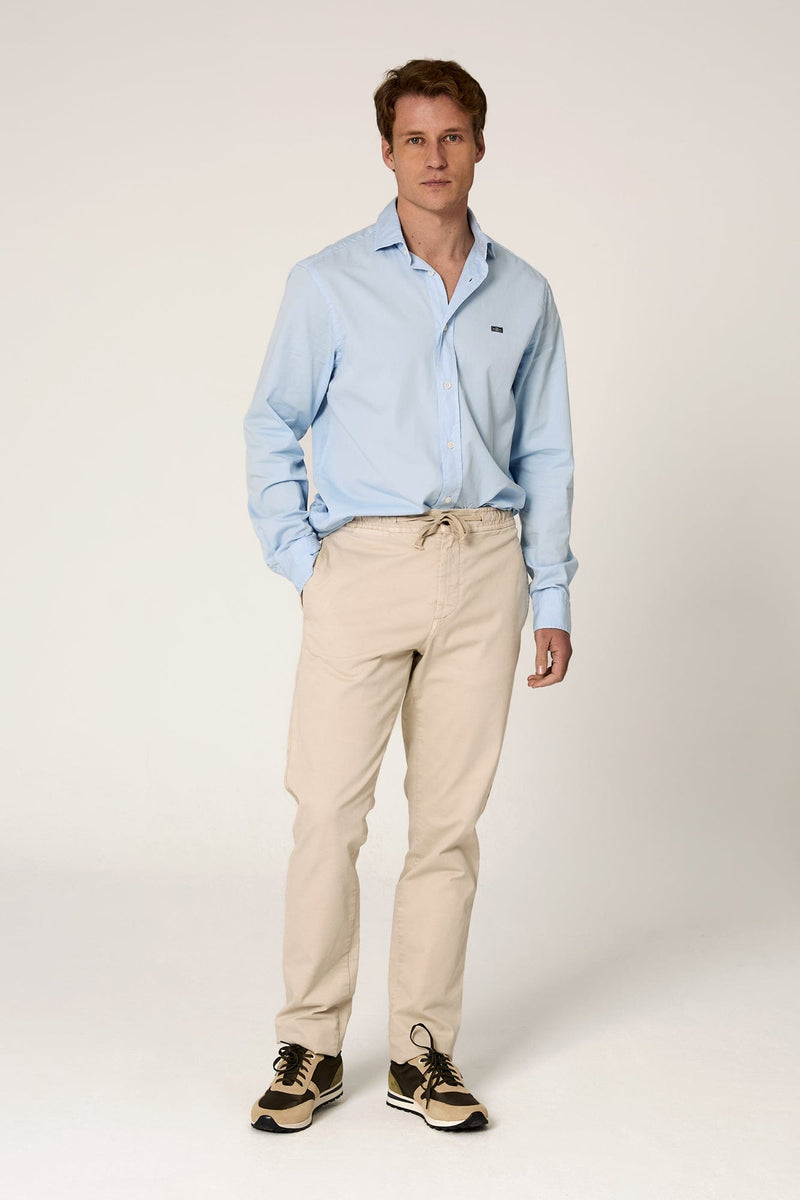 The Chino Jogger Beige Seimeira-zoom-