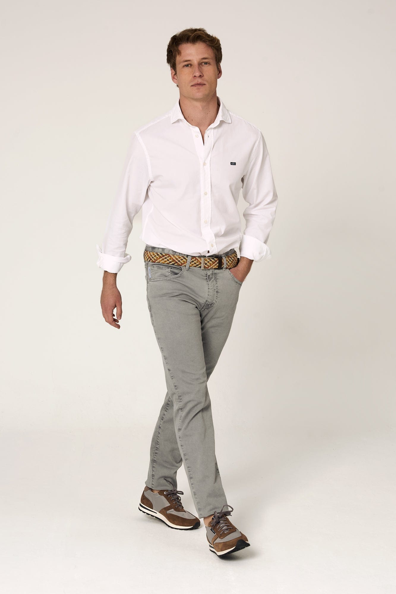 The 5 Pocket Gris y Azul-2