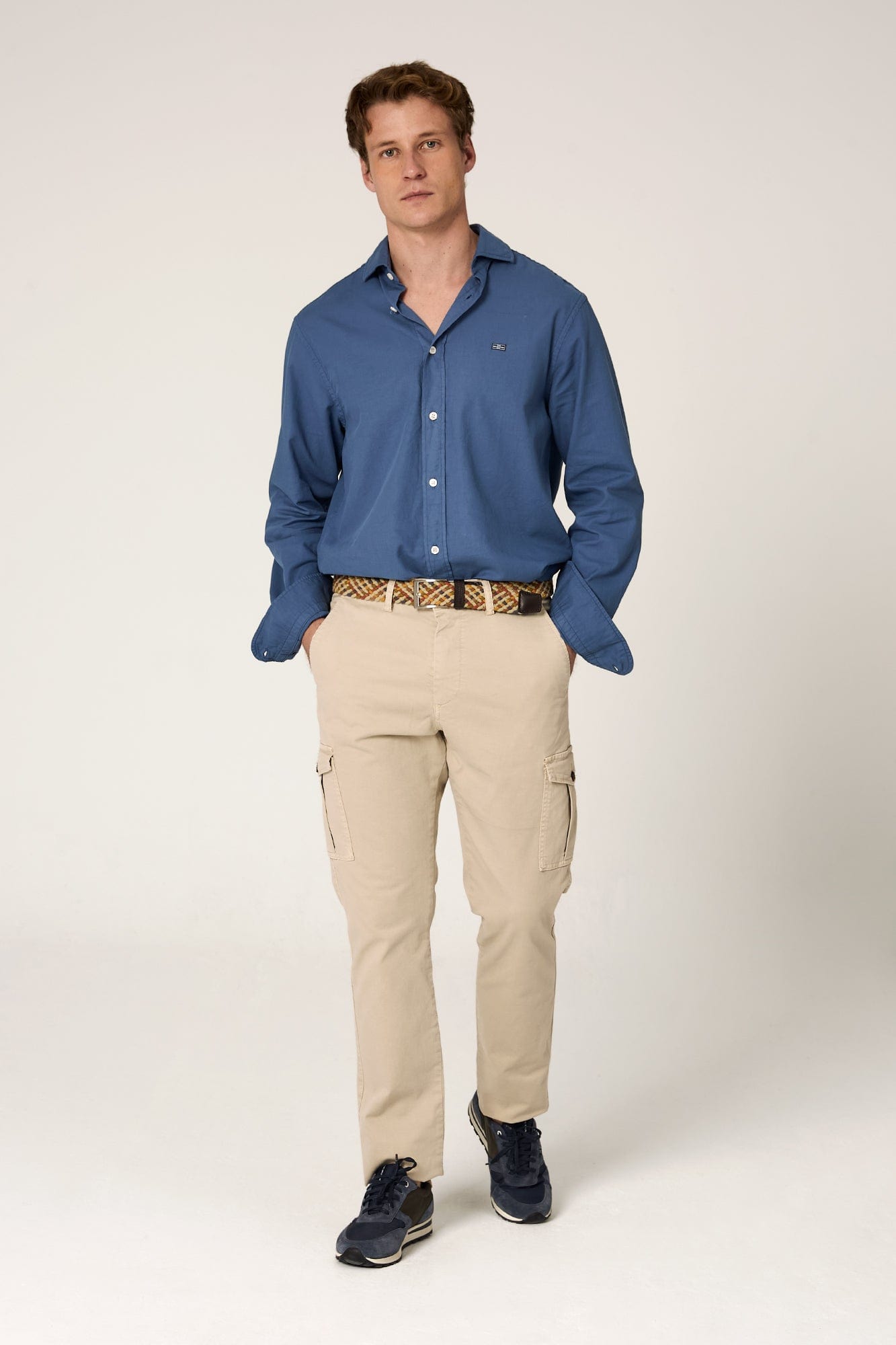 The Chino Cargo Beige Seimeira-1