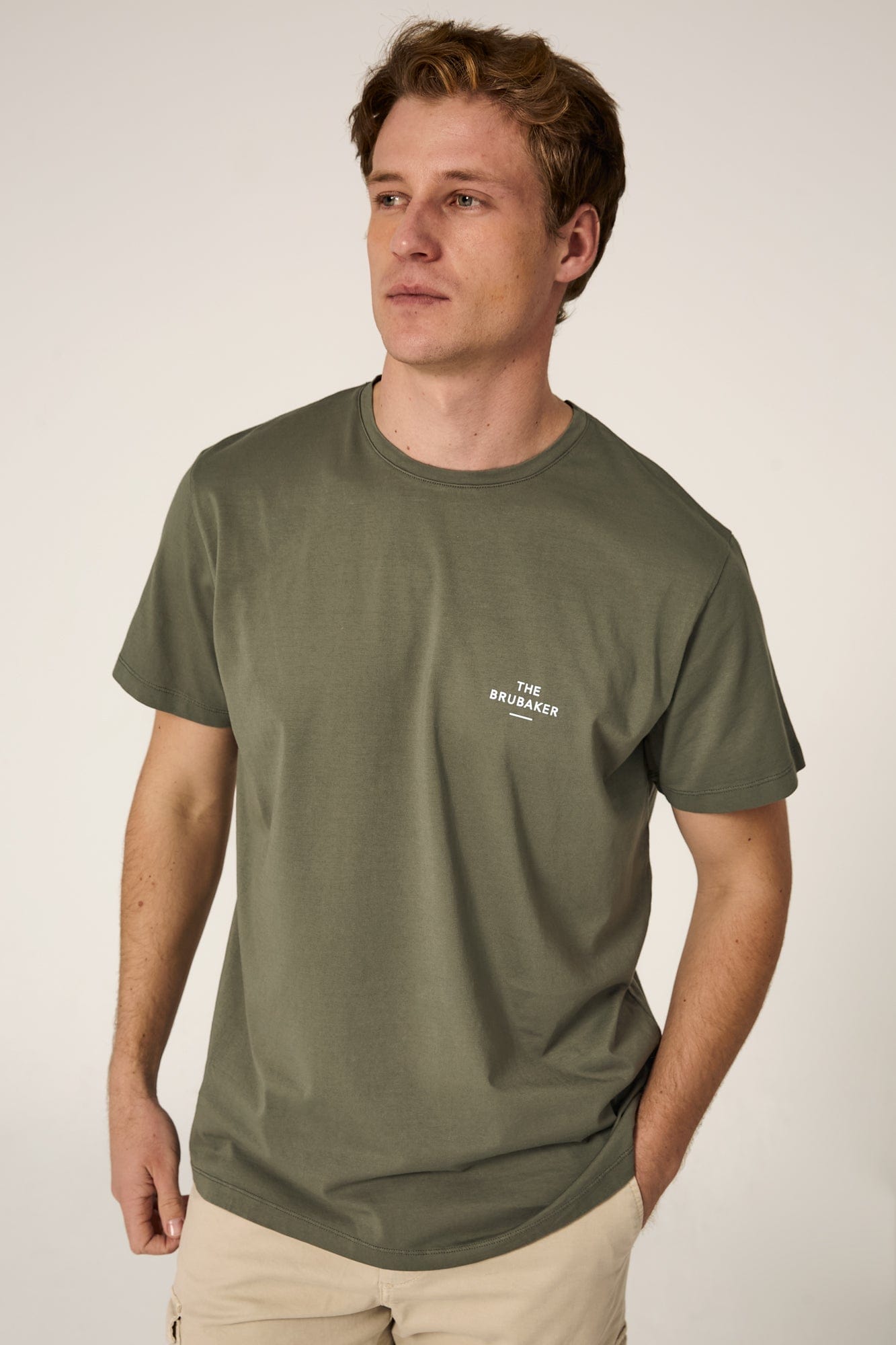 The Cotton T Shirt Verde Khaki-3